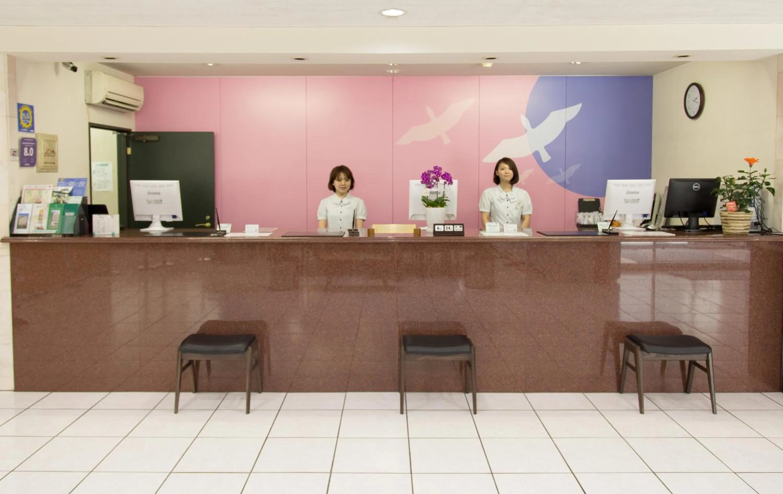 Staff in Kyoto Plaza Hotel