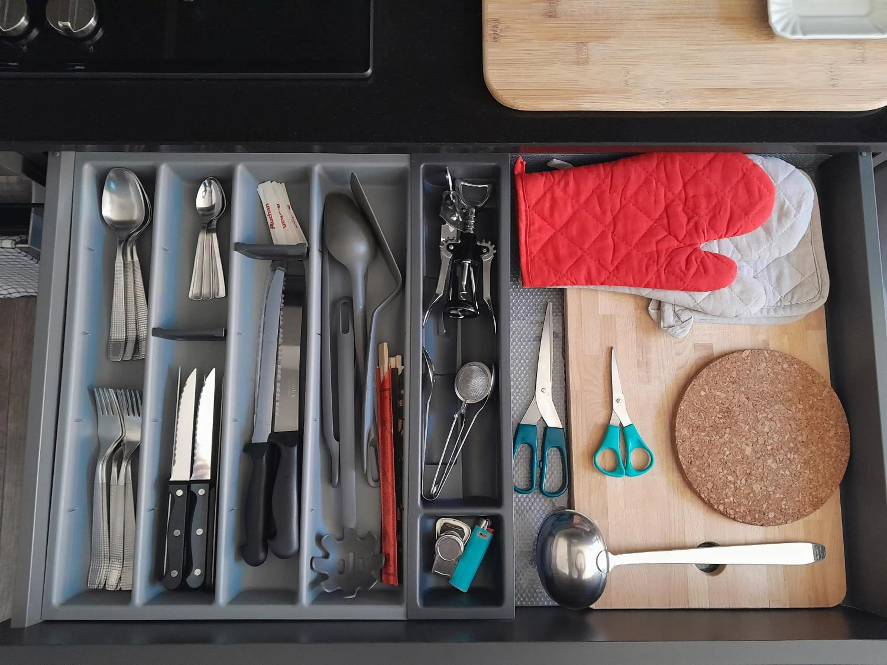 Kitchen or kitchenette in Alloggio Fronte Egizio