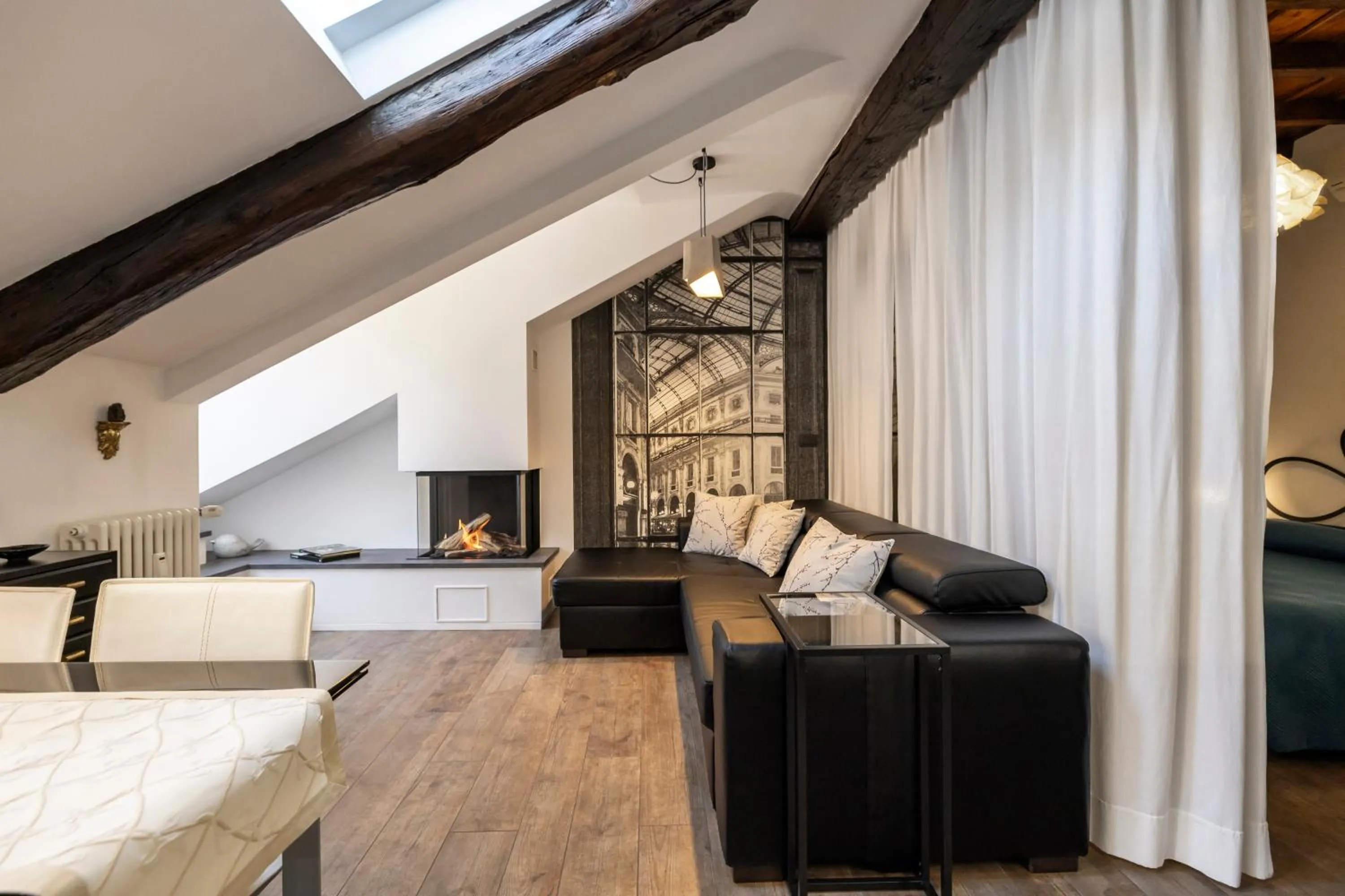 Living room, Bed in Alloggio Fronte Egizio