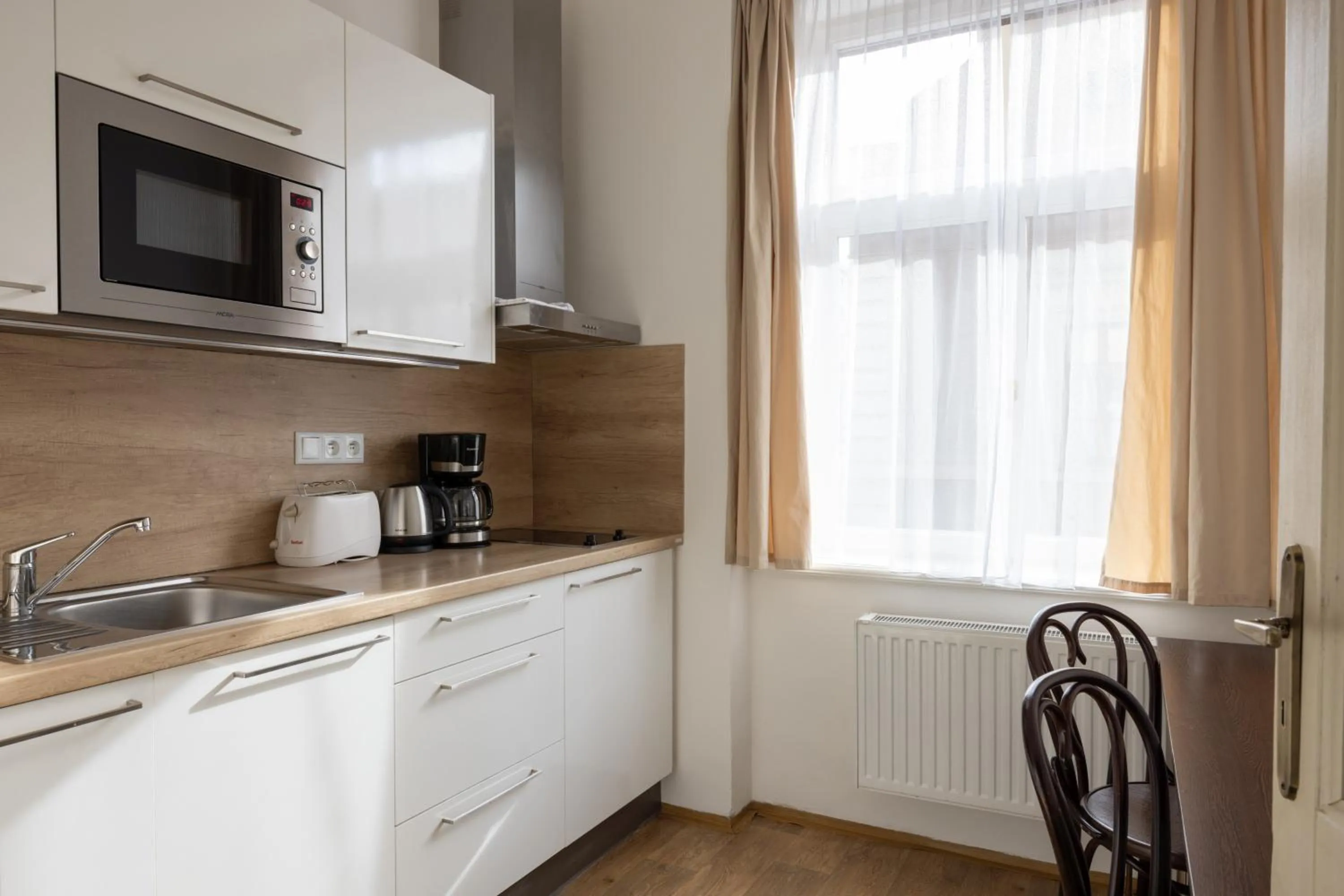kitchen in Anyday Apartments