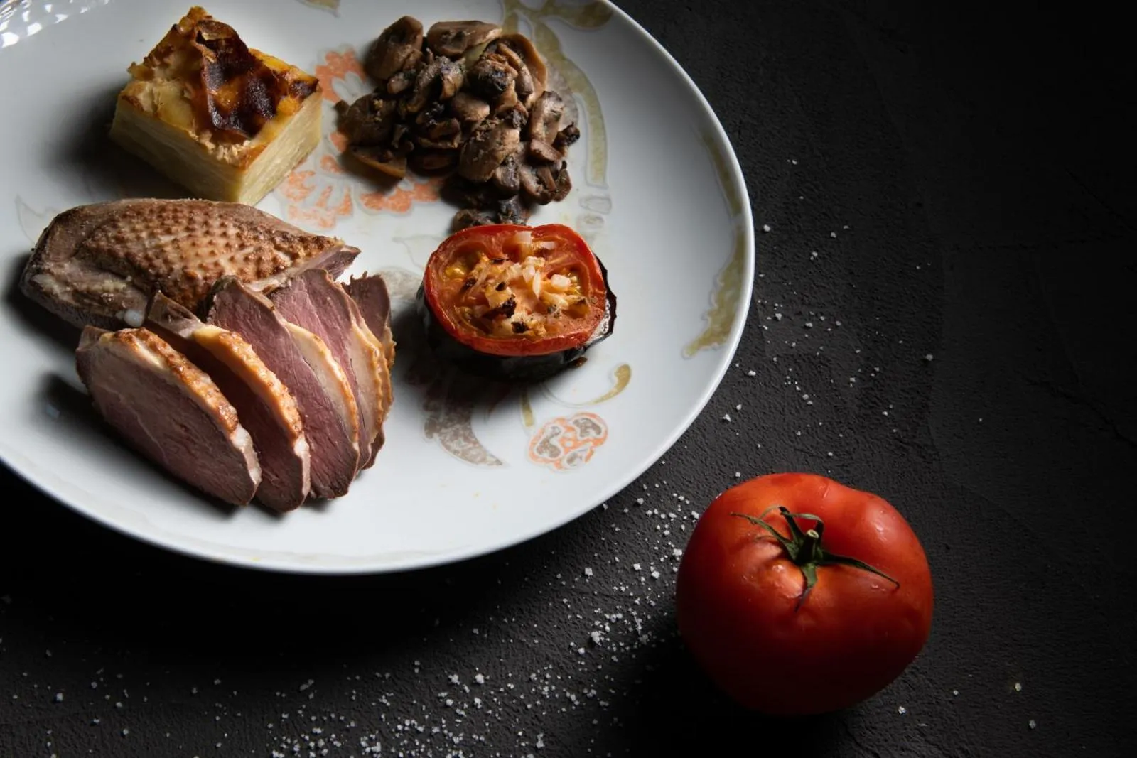 Food and drinks in Logis Hotel Restaurant L'Escapade