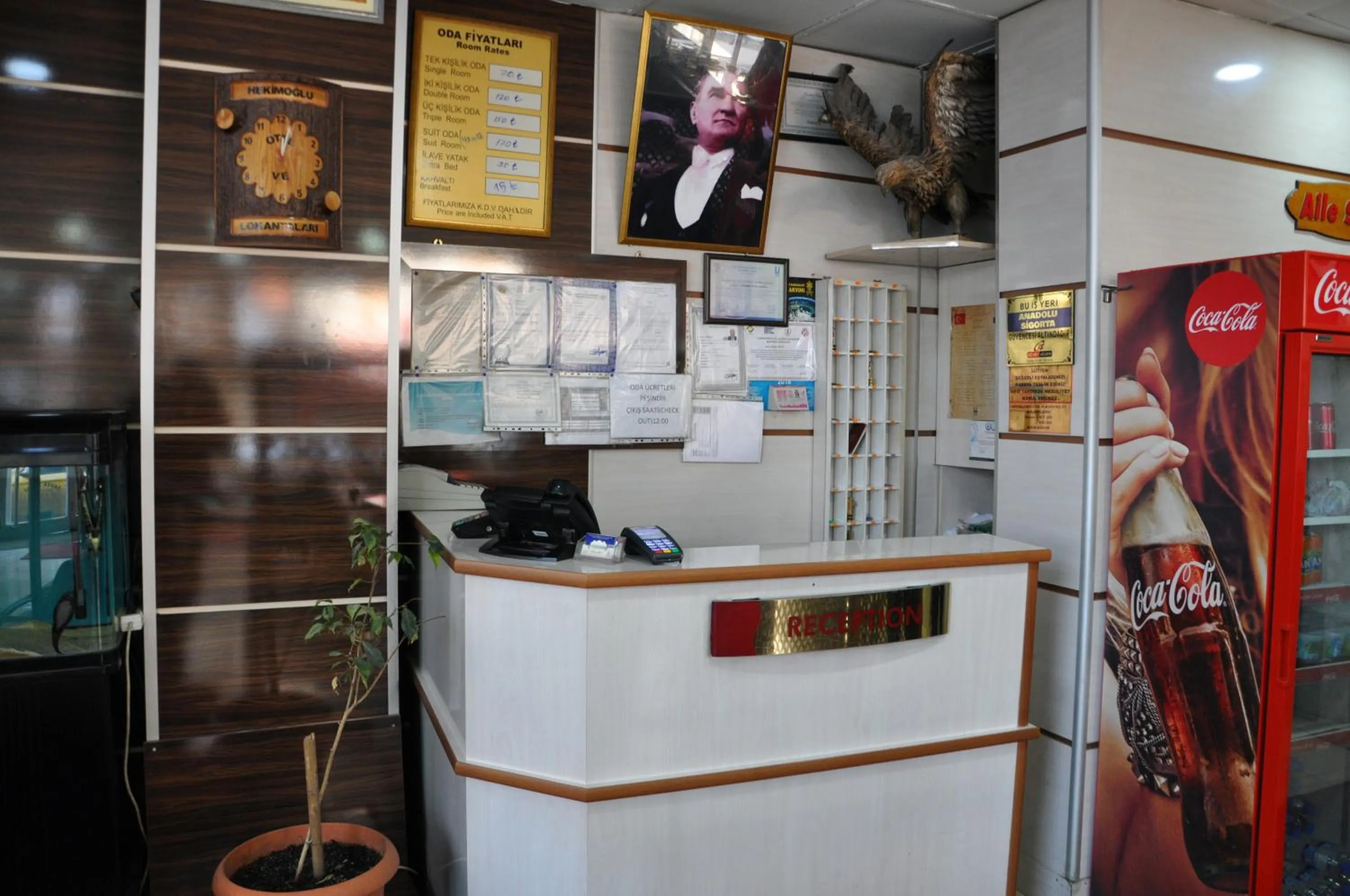 Decorative detail in Hekimoğlu Hotel