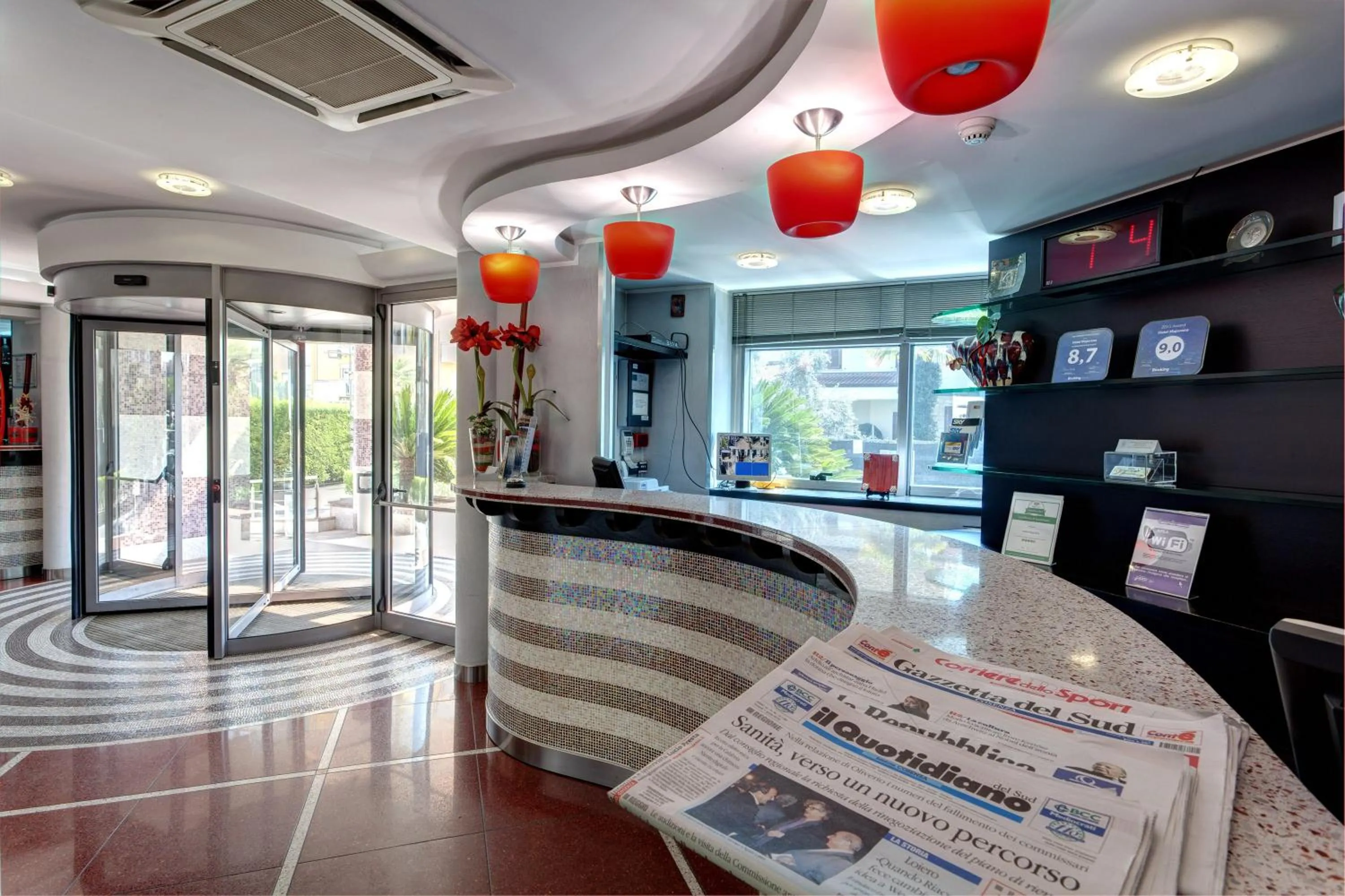 Lobby or reception in Hotel Majorana