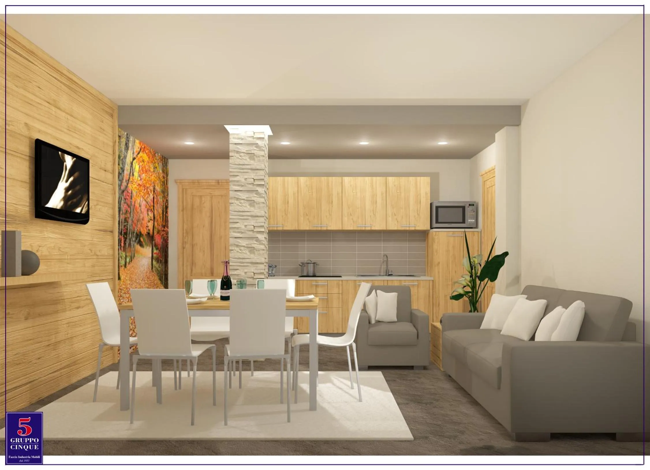 Kitchen or kitchenette in Relais Fior di Bosco