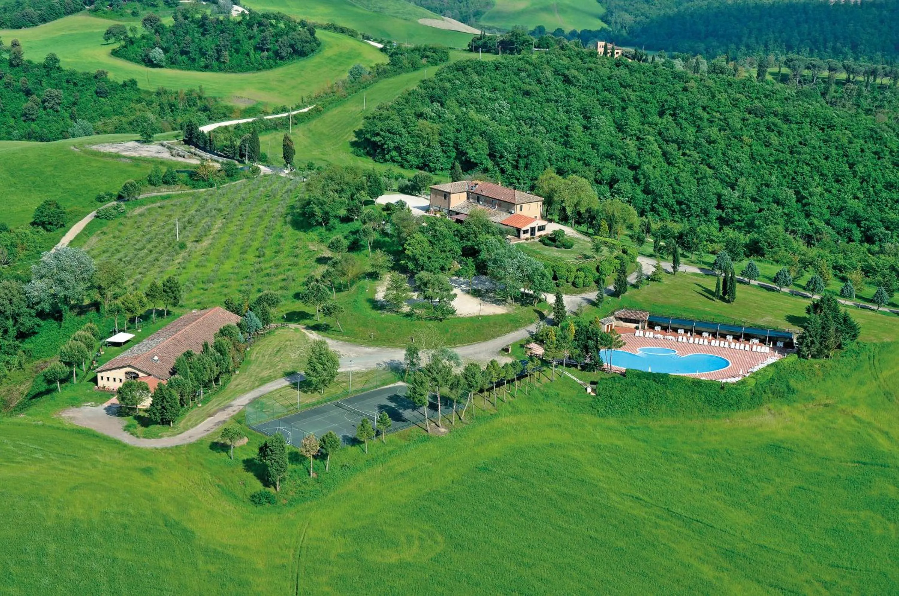 Bird's eye view in Fattoria Pieve a Salti