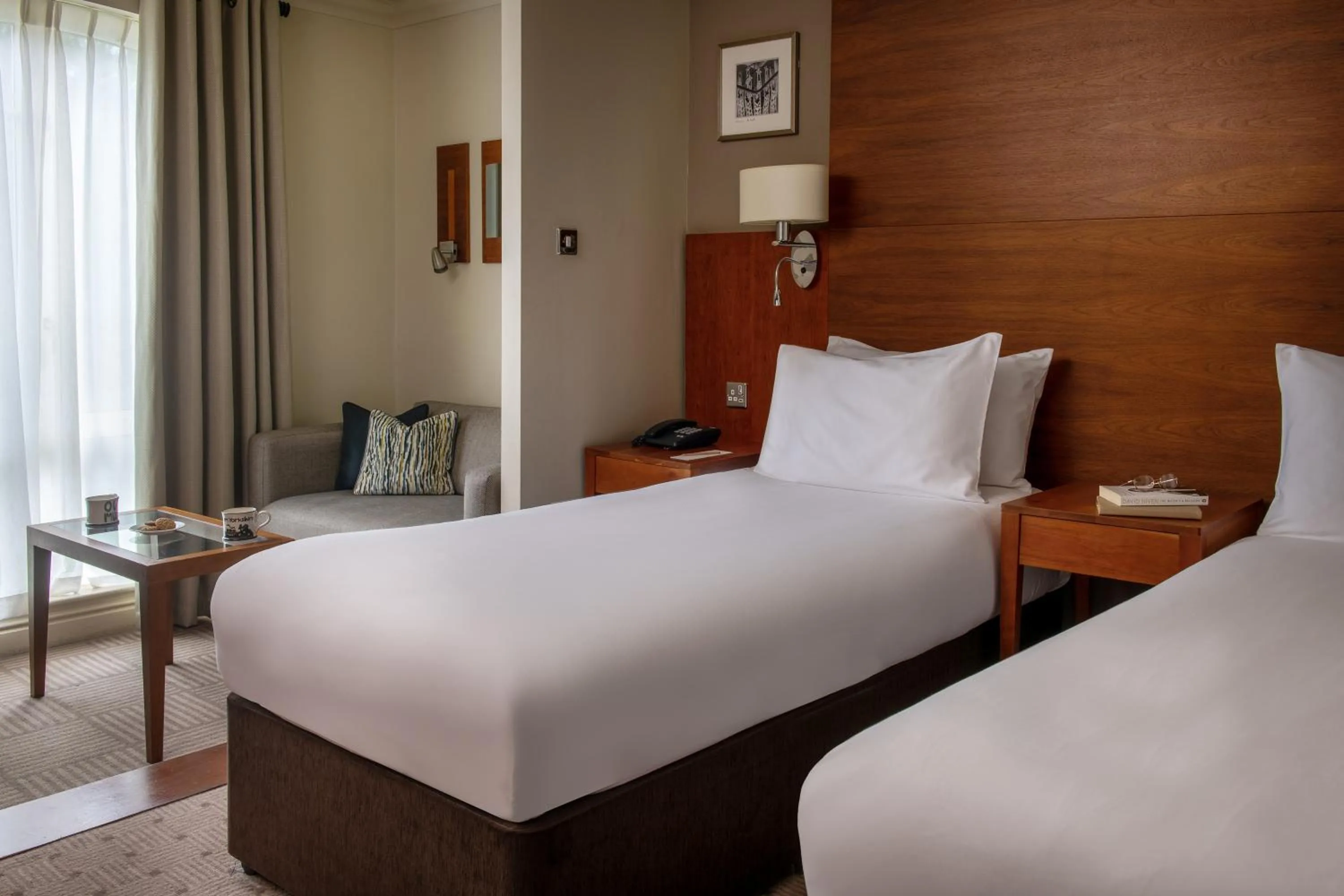 Bedroom, Bed in Thorpe Park Hotel and Spa