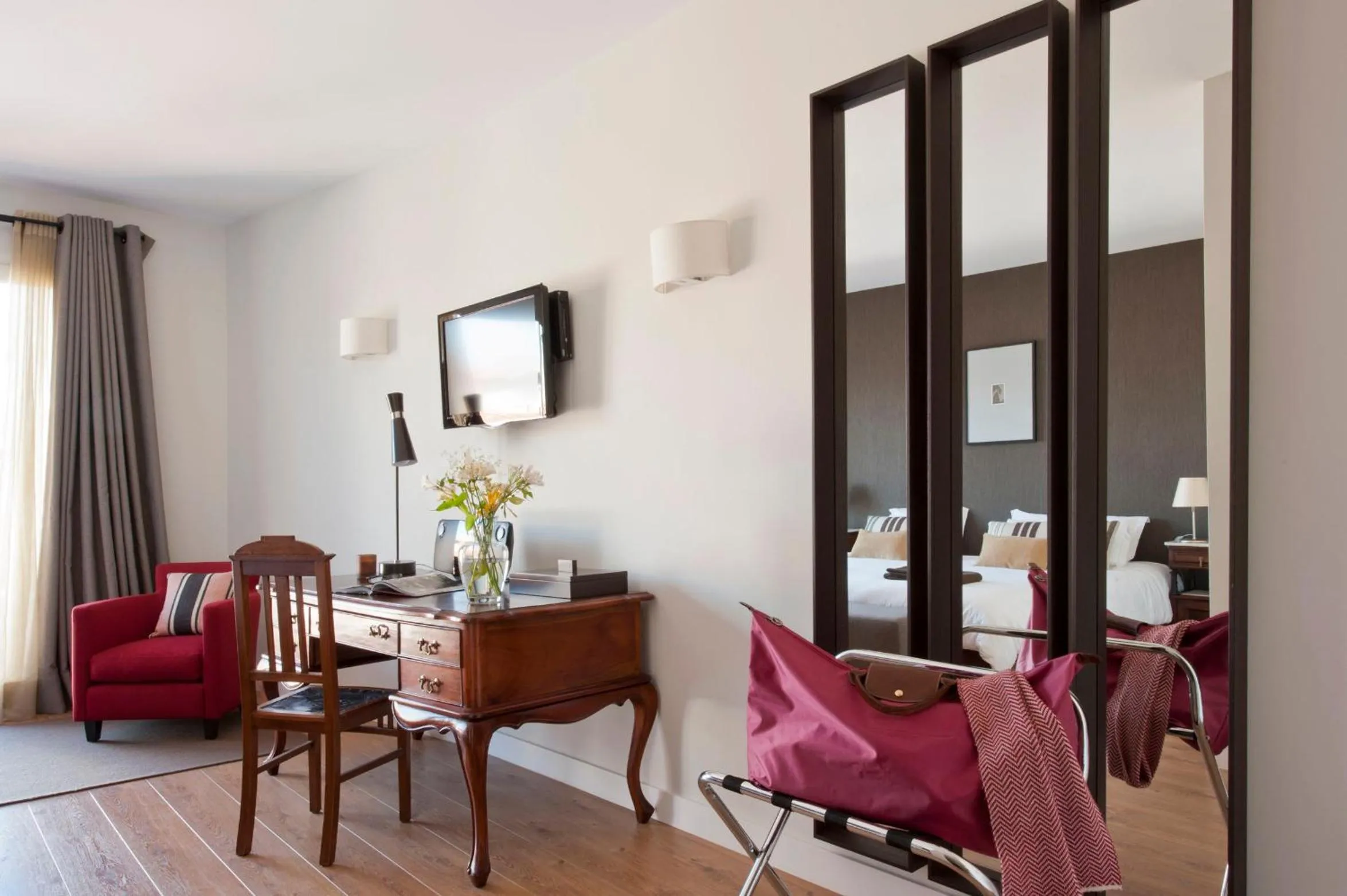 Seating area, Bed in Casa Balthazar