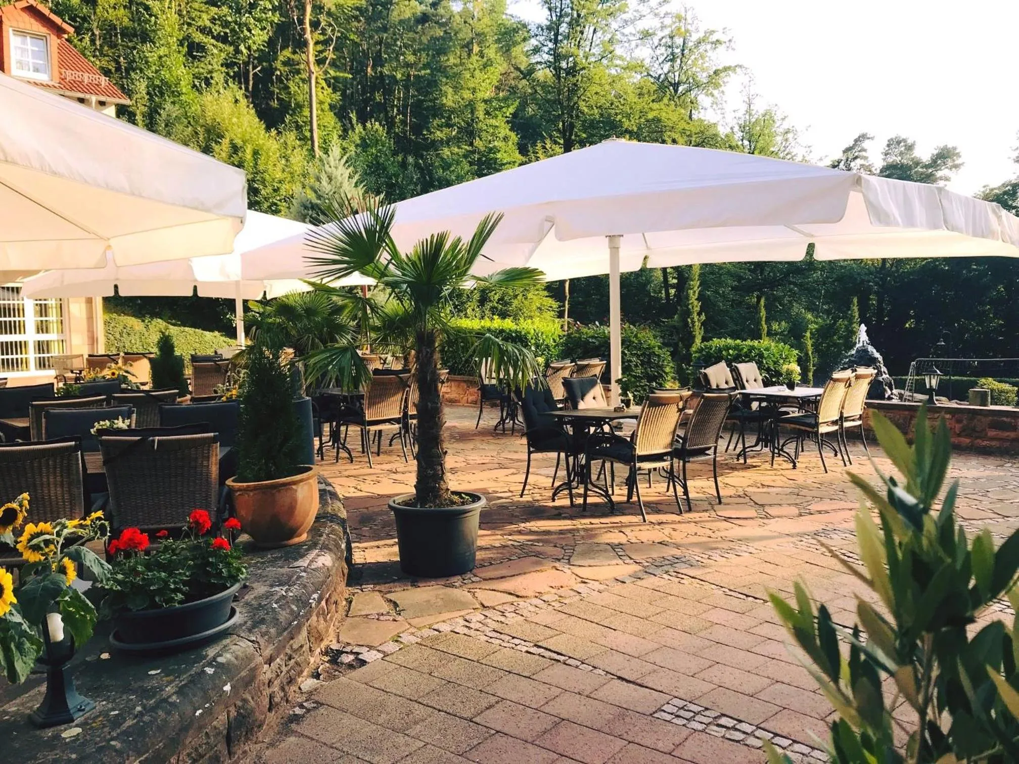Patio in Schlosshotel Landstuhl