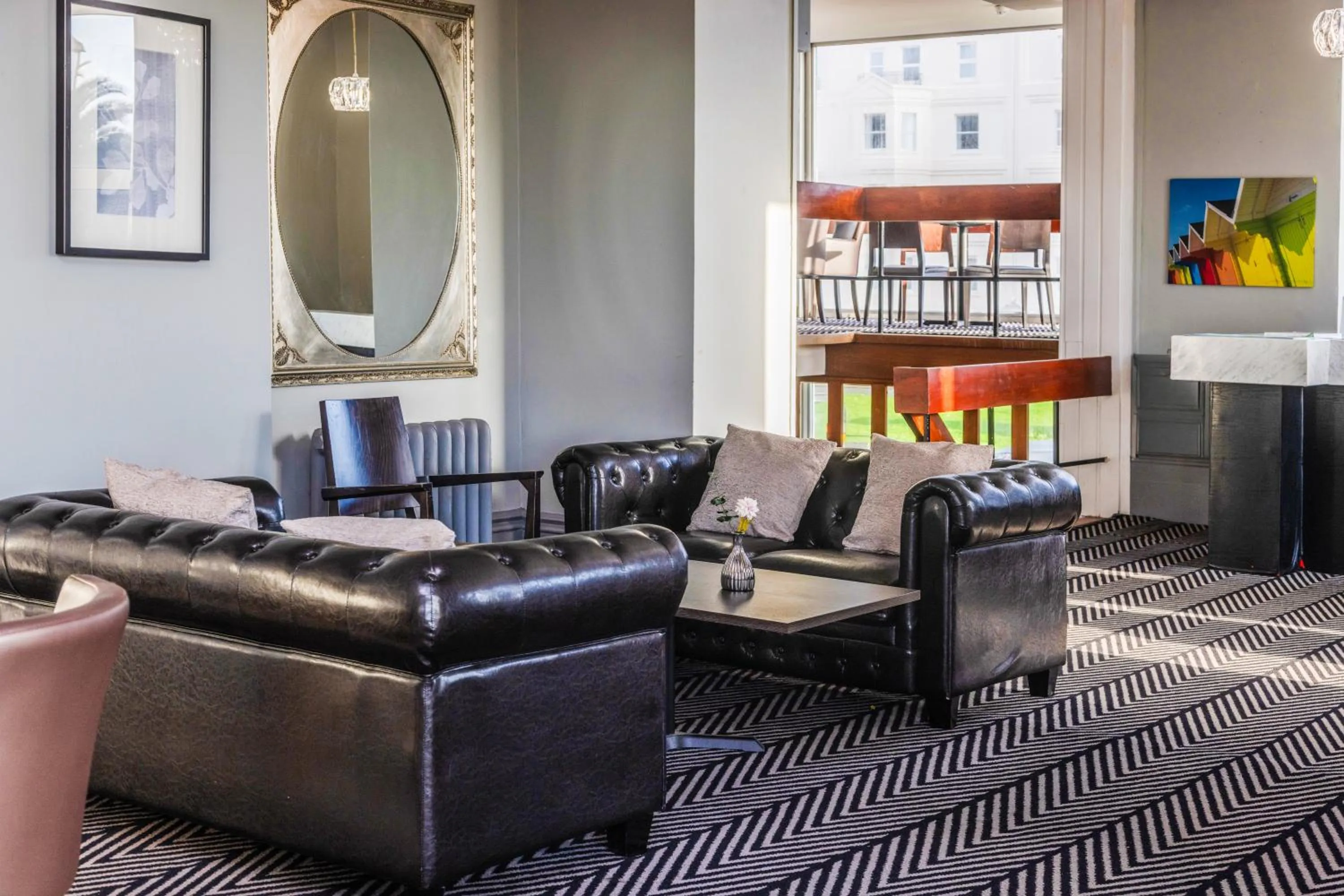 Seating area in Citrus Hotel Eastbourne by Compass Hospitality