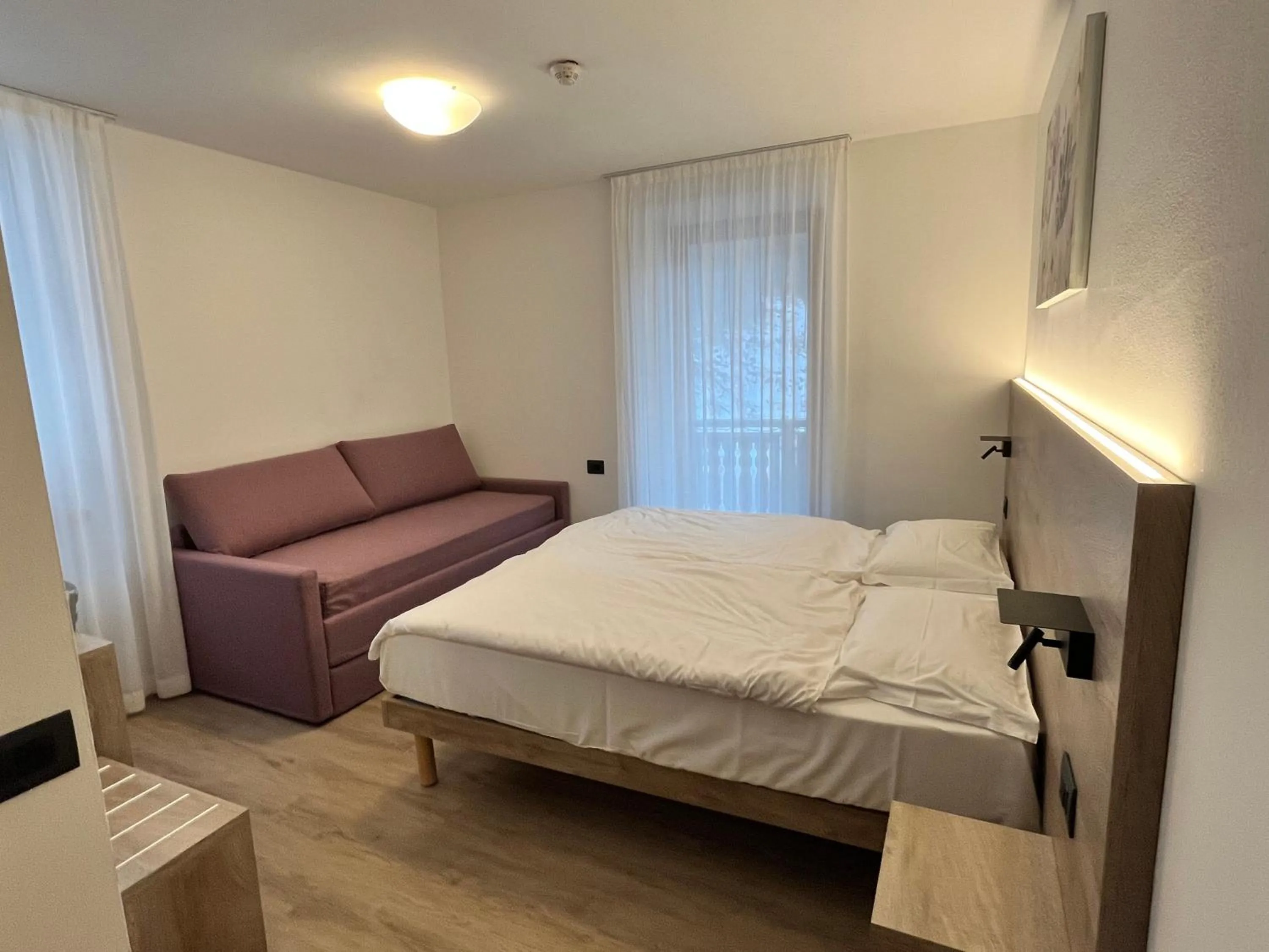 Bed in Hotel Zanella