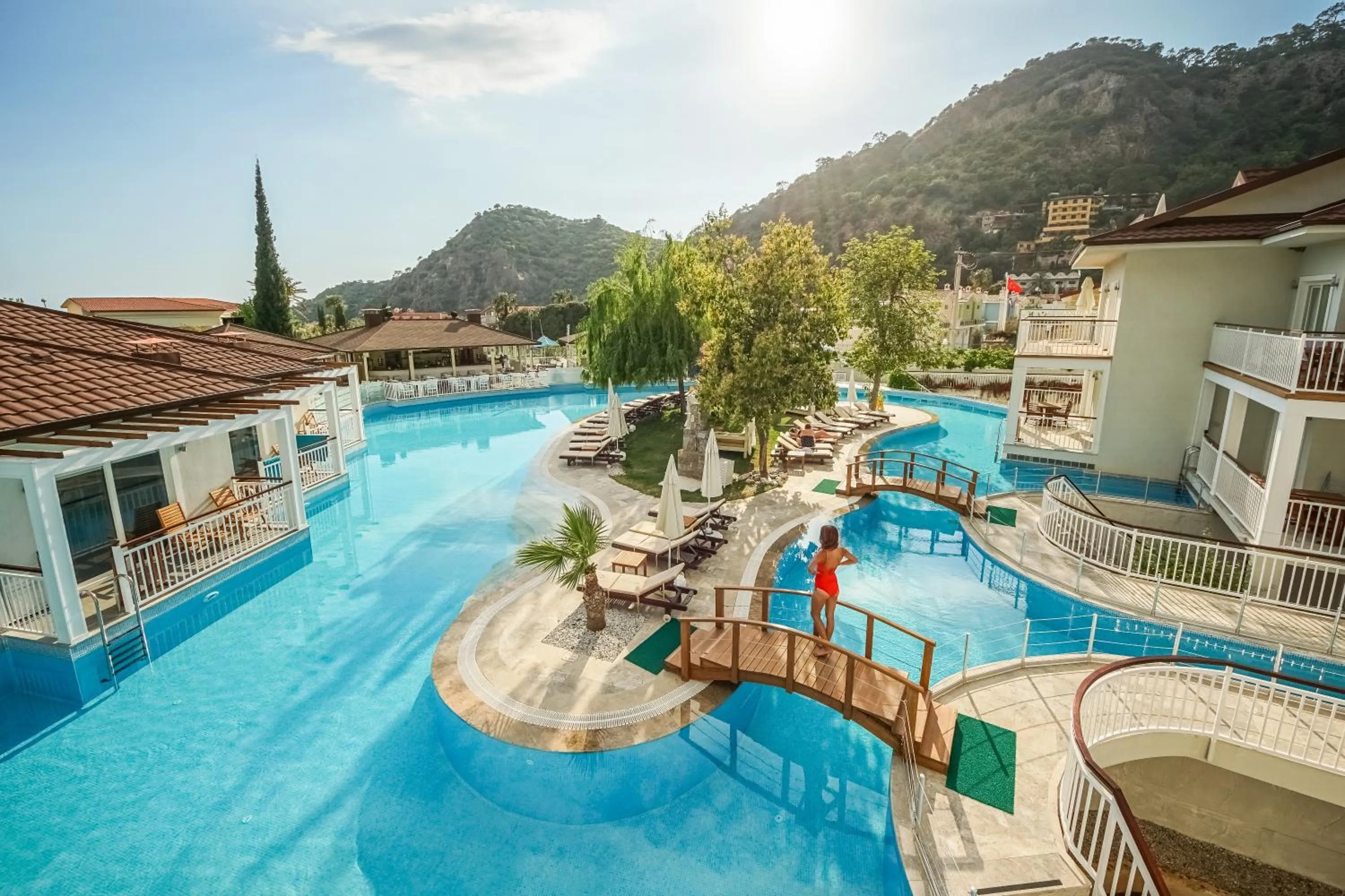 Swimming pool in Mozaik Hotel