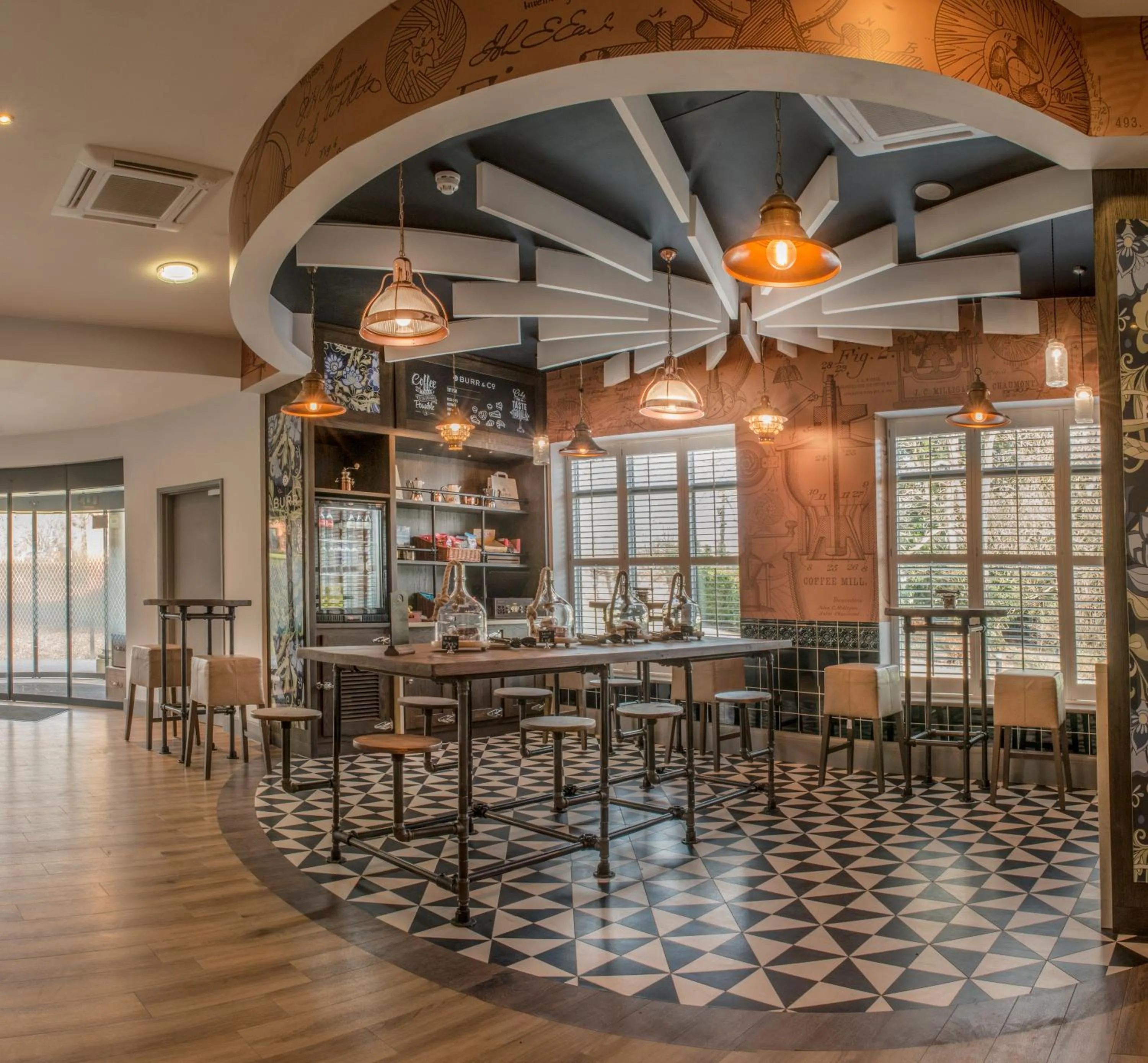 On-site shops in De Vere Latimer Estate