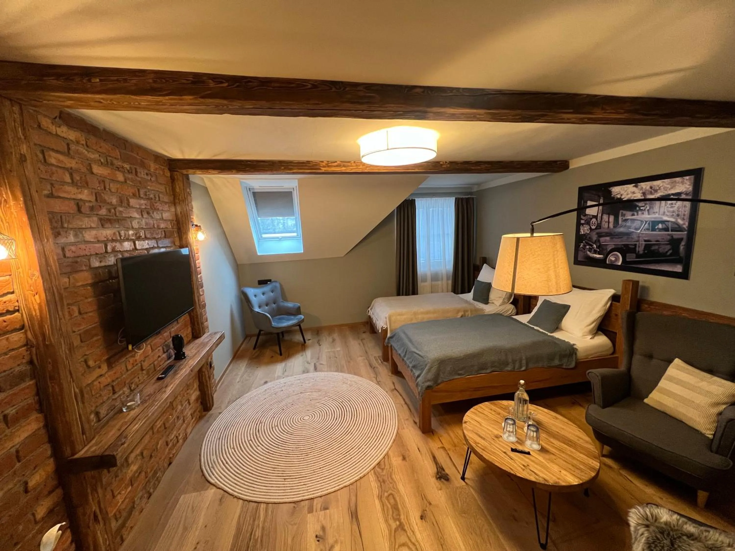 Living room, Bed in Hotel McLimon