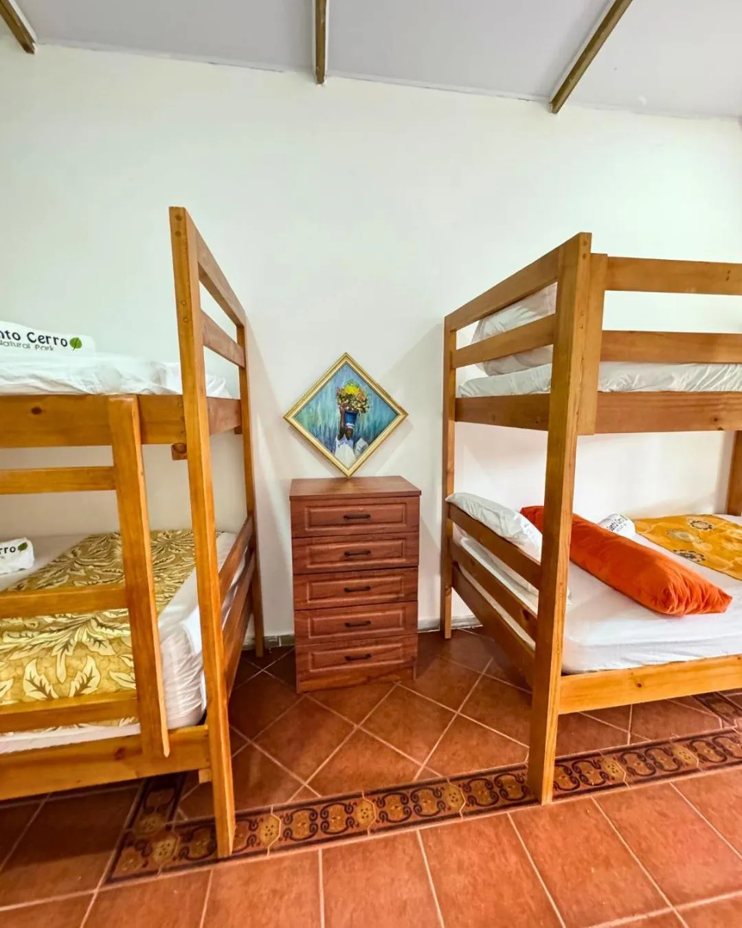 Bed in Hotel Santo Cerro Natural Park