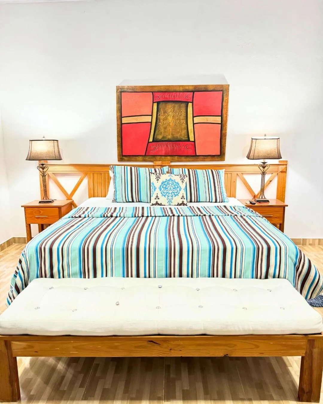 Bed in Hotel Santo Cerro Natural Park