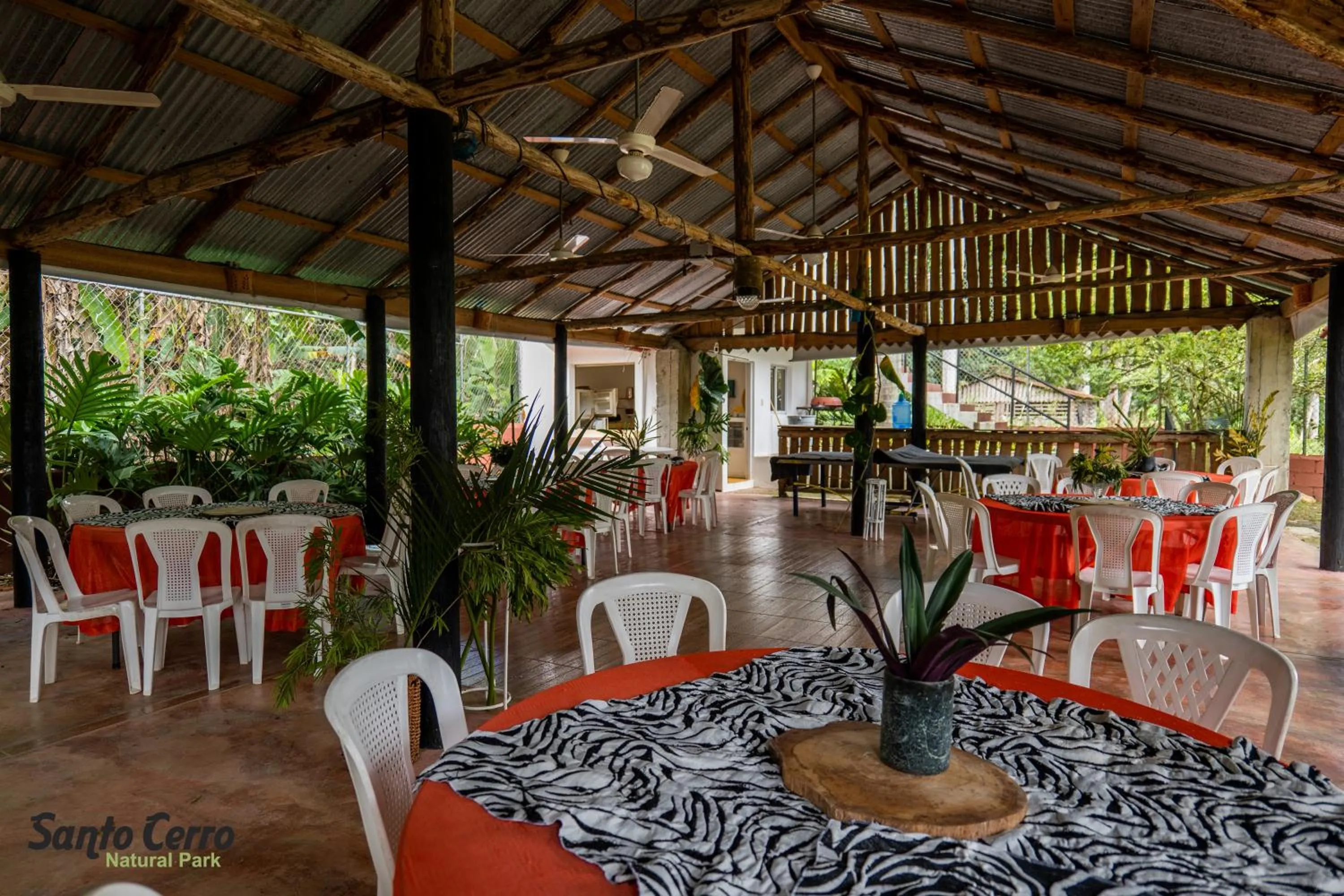 Patio in Hotel Santo Cerro Natural Park