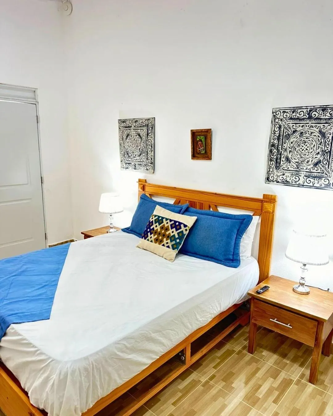 Bed in Hotel Santo Cerro Natural Park