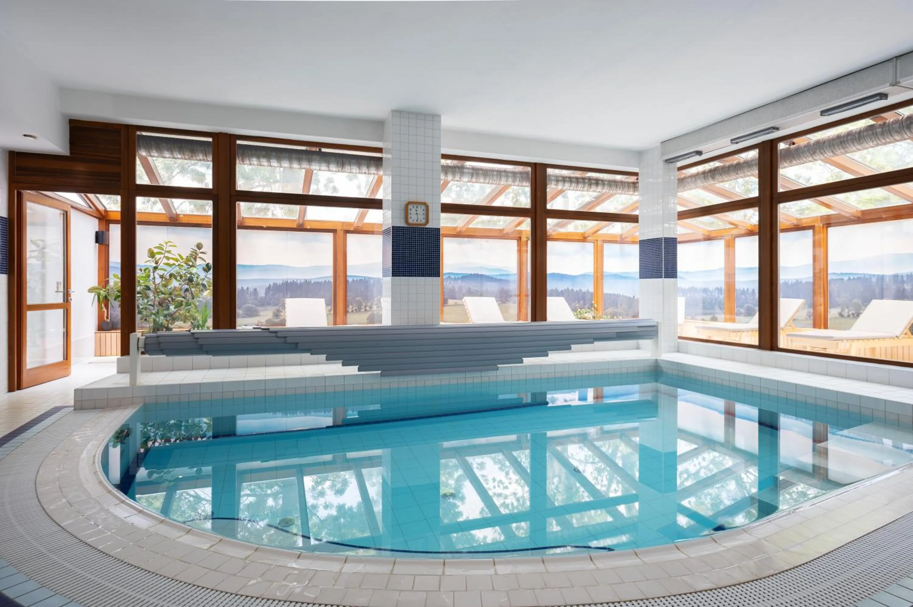 Swimming pool in Rezidence & Wellness Blatov