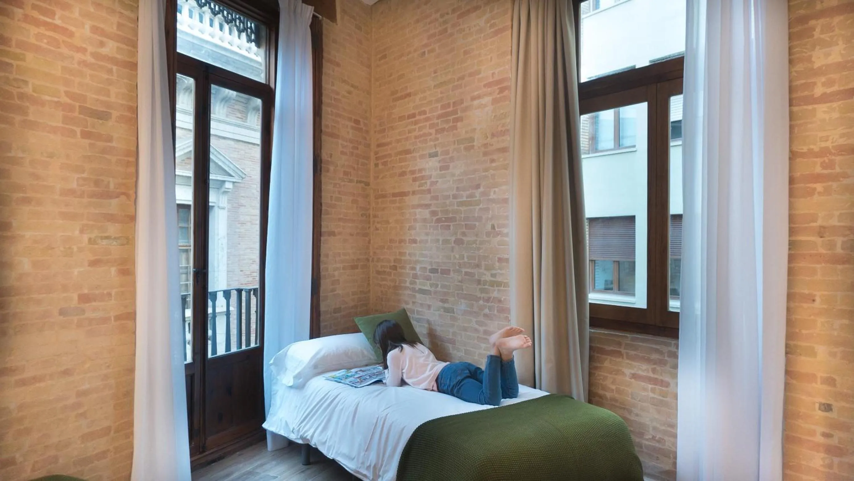 Balcony/Terrace, Bed in Casa del Patriarca