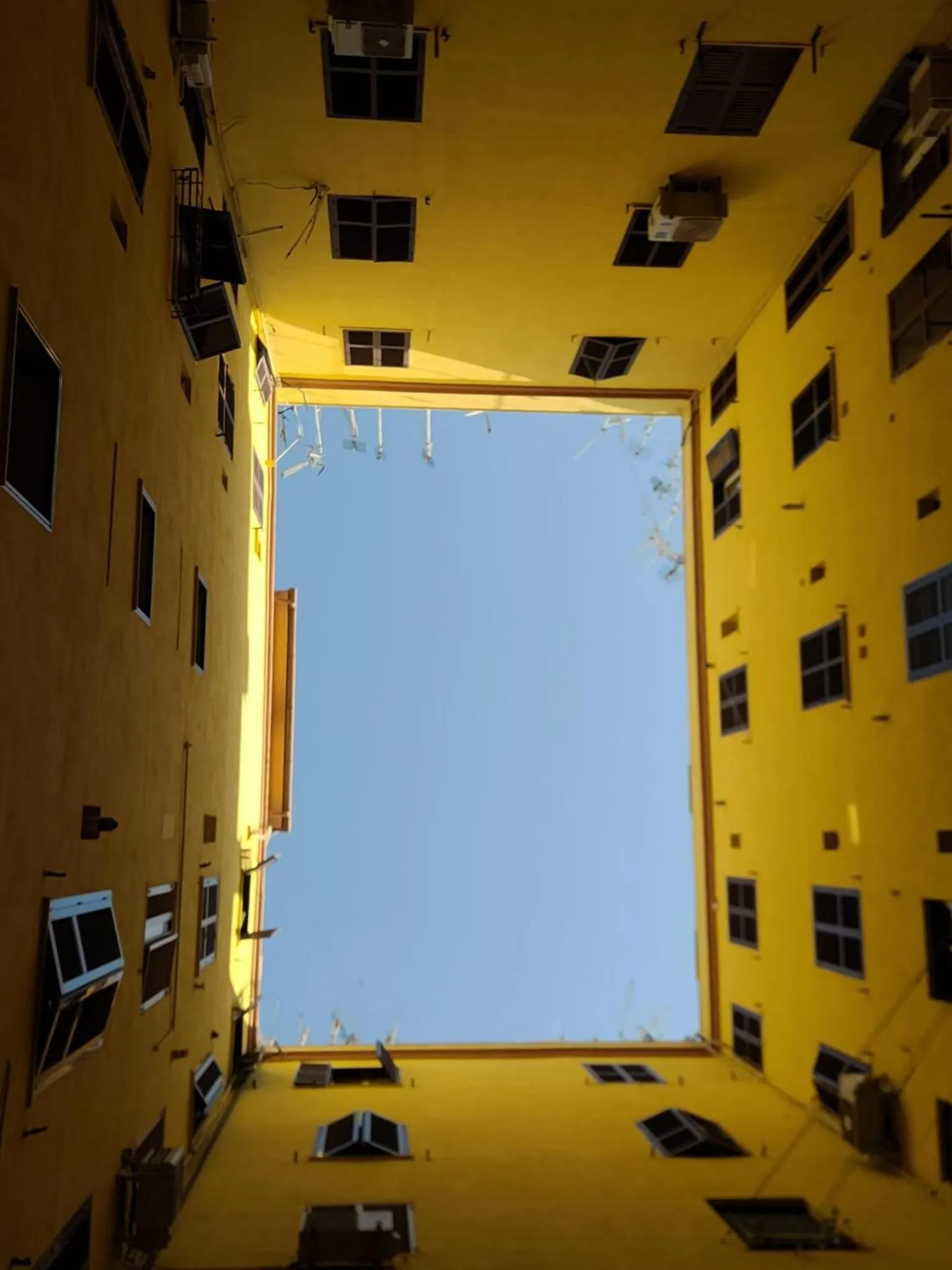 Inner courtyard view in Home Vaticano 50 steps from Museum