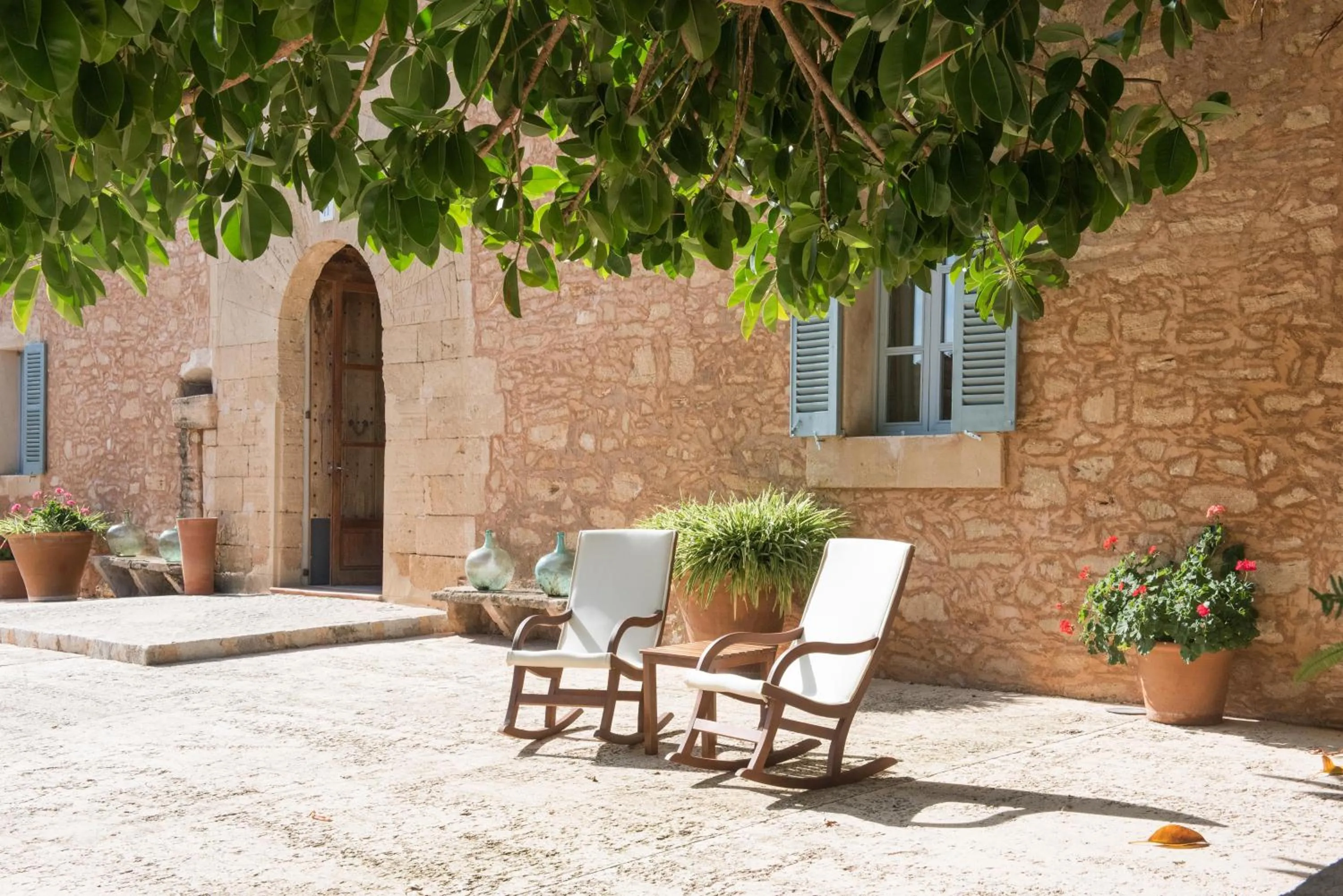 Balcony/Terrace in Predi Son Jaumell Hotel Rural