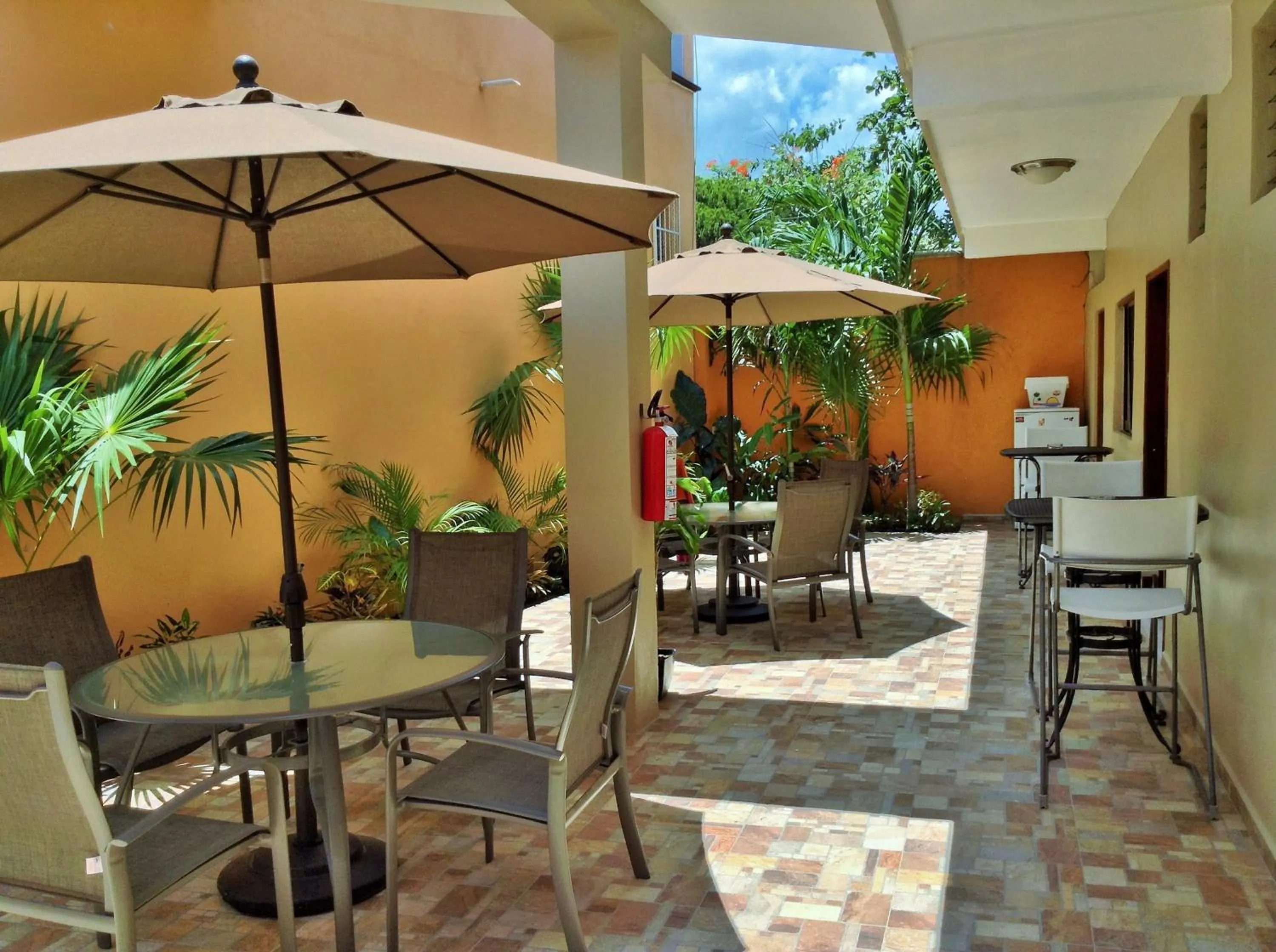 Patio in Posada Malix Pek