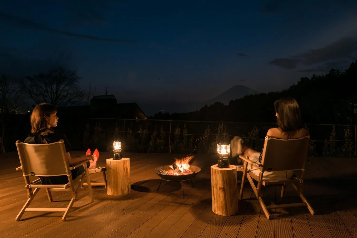 Night in Mt Fuji View Villa Fujino Kirameki Fuji Gotemba