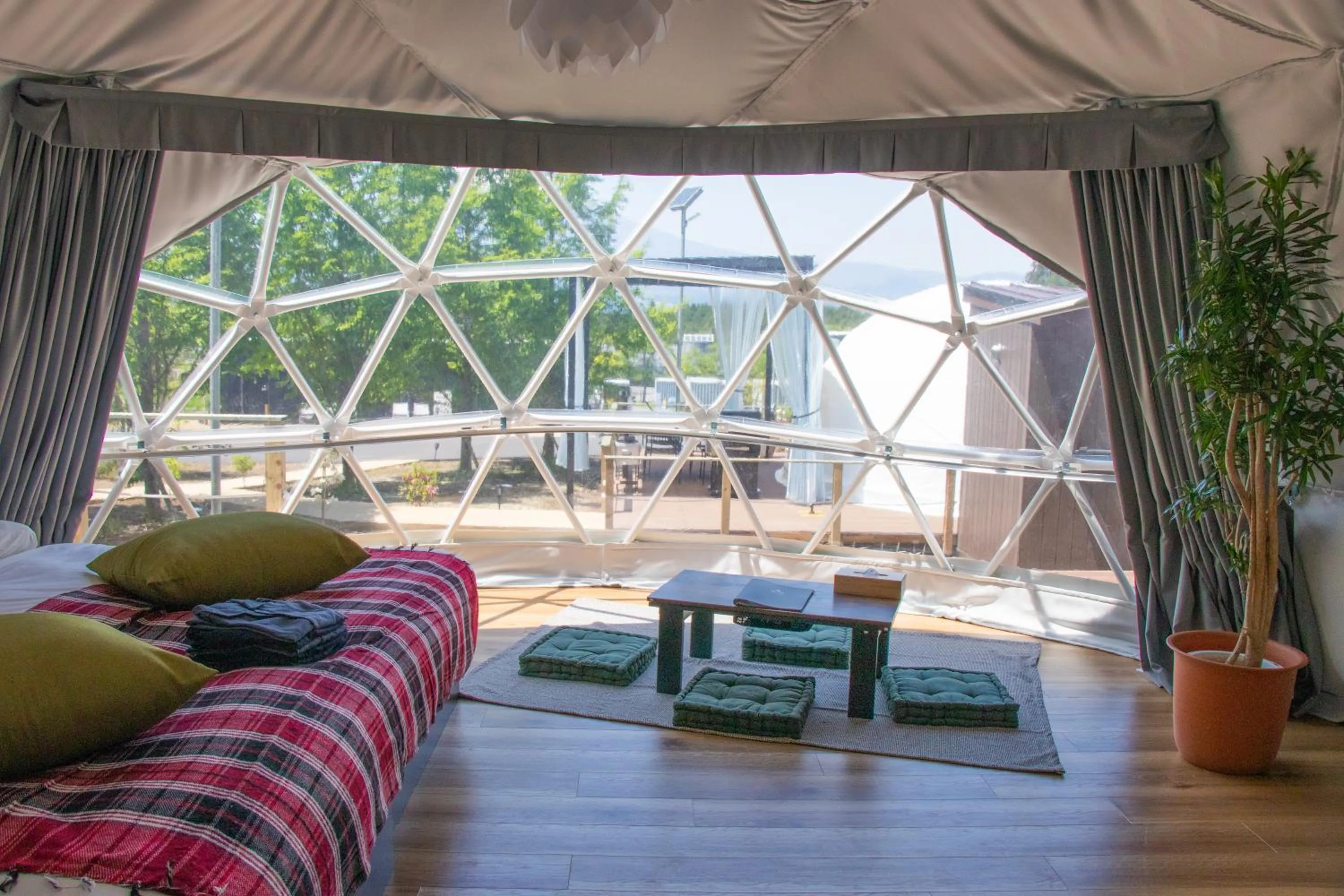 Bed in Mt Fuji View Villa Fujino Kirameki Fuji Gotemba