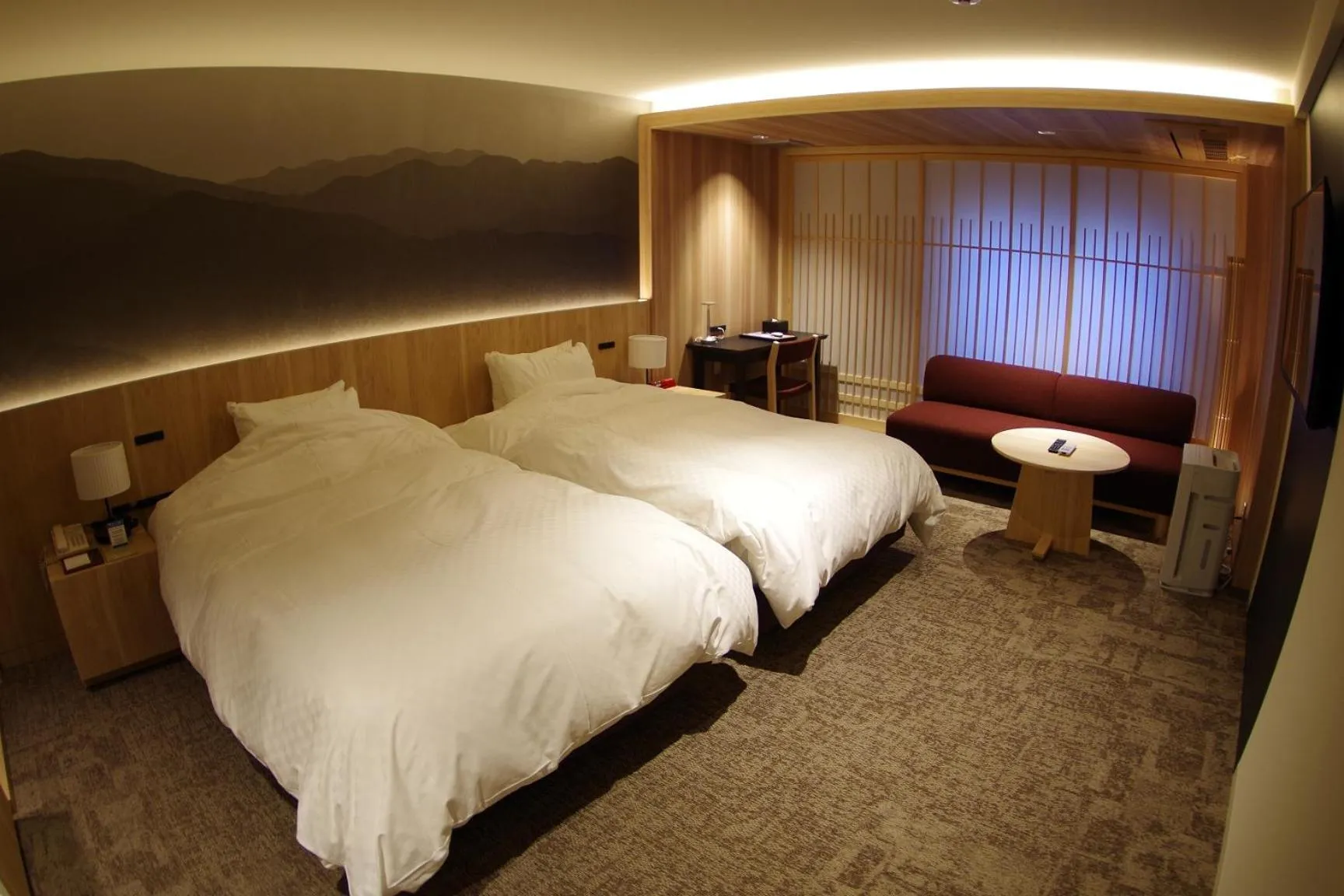 Photo of the whole room, Bed in Kasuga Hotel
