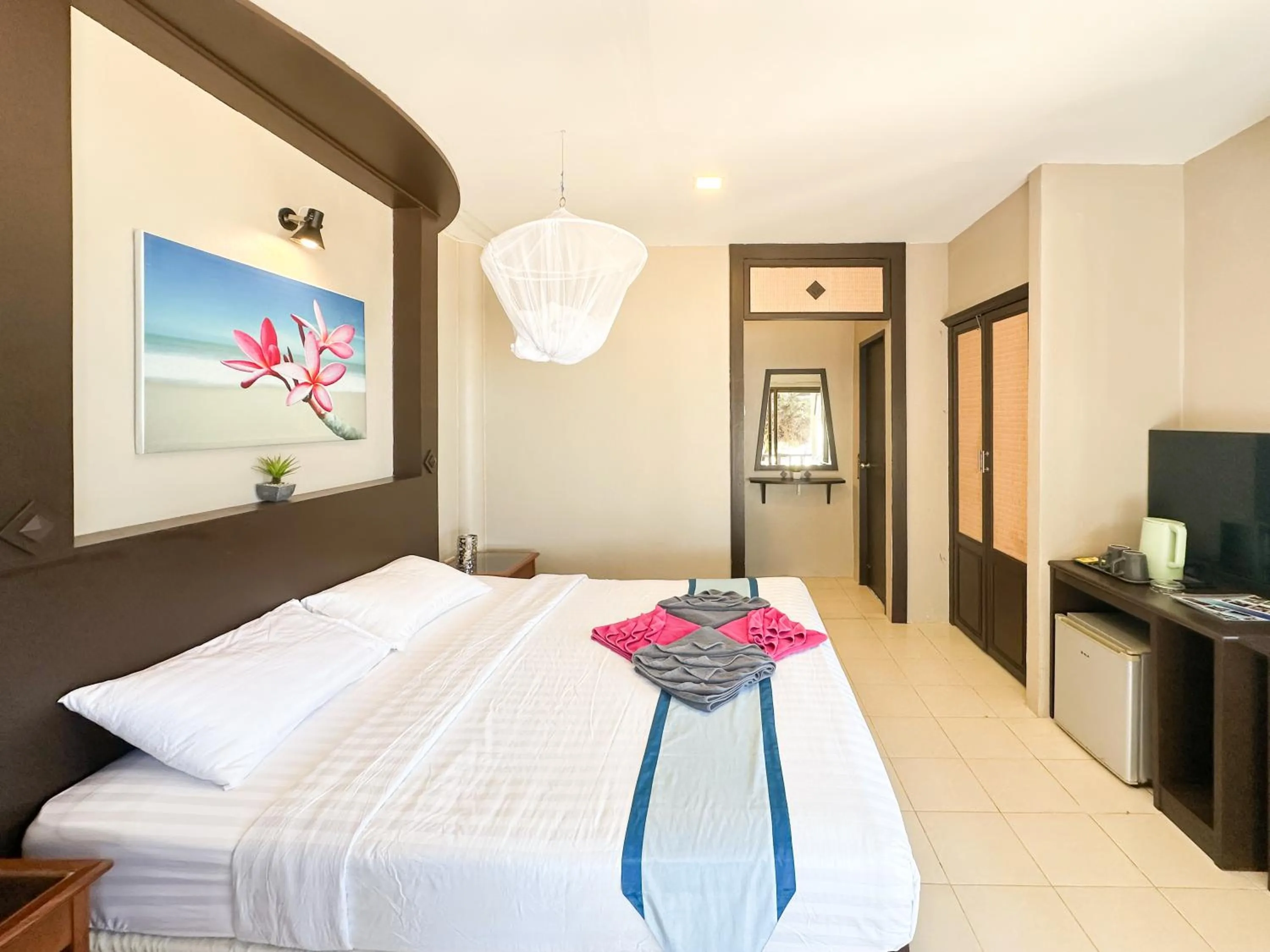 Bed in Seetanu Bungalows