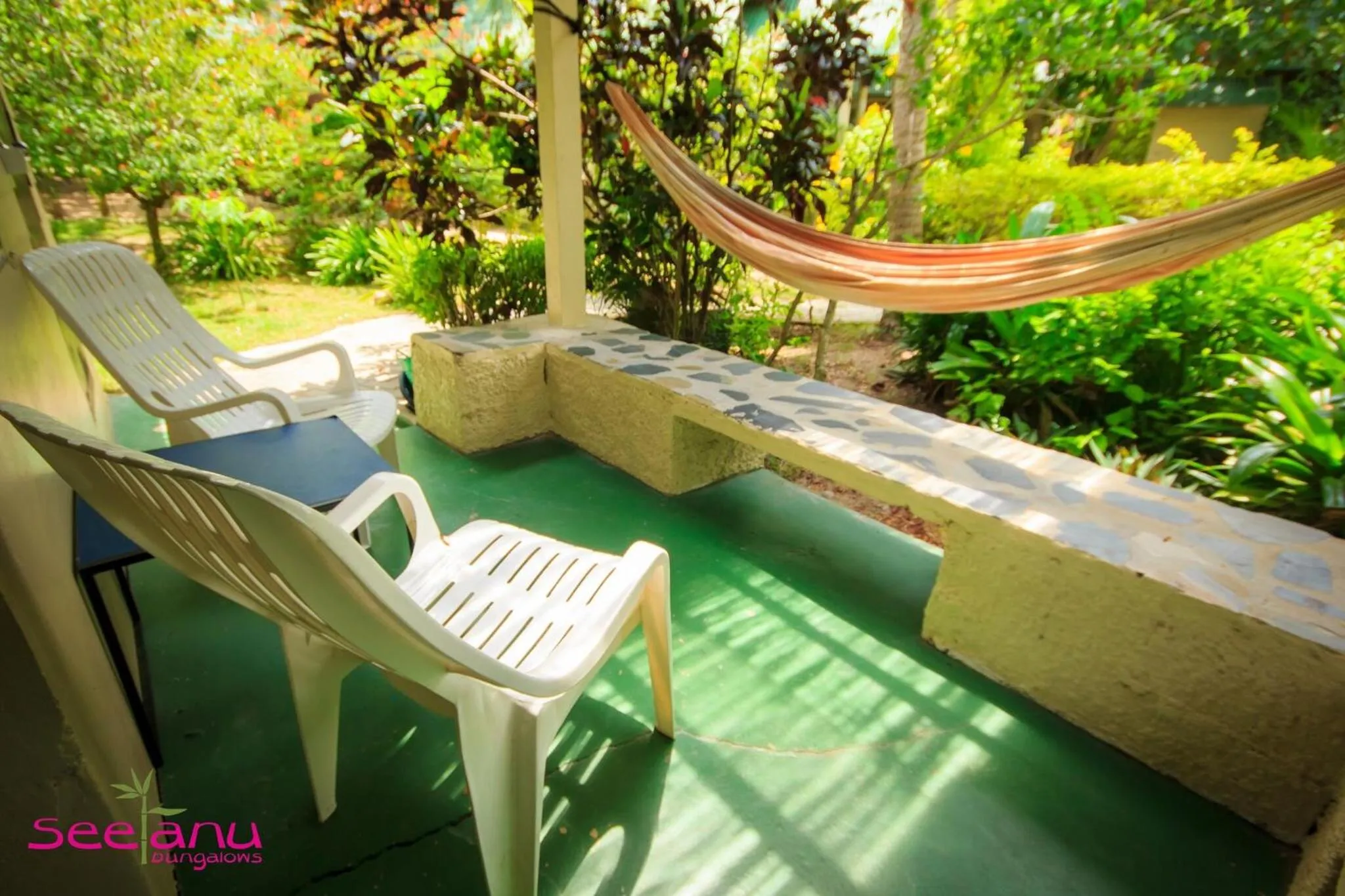 Patio in Seetanu Bungalows