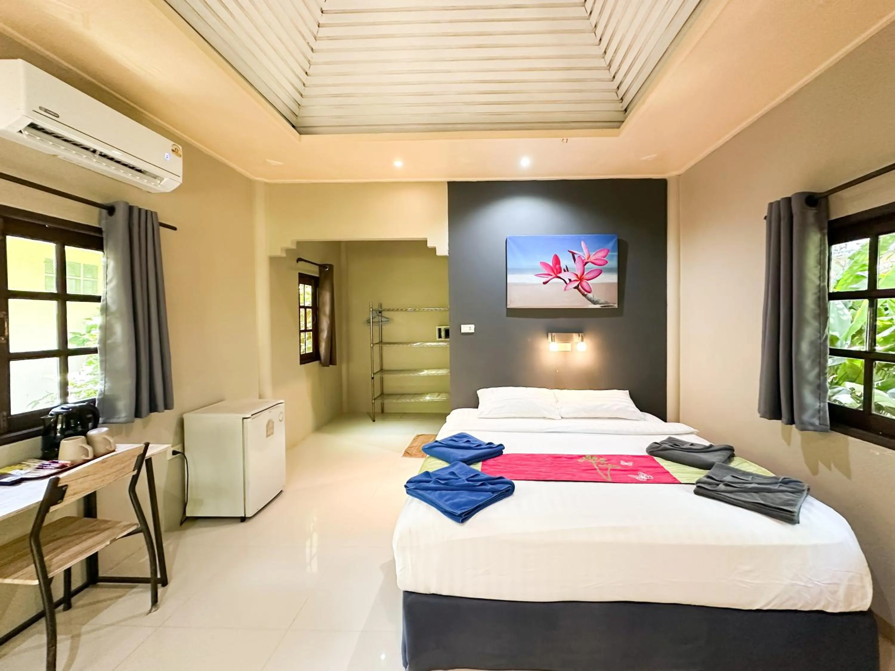 Bed in Seetanu Bungalows