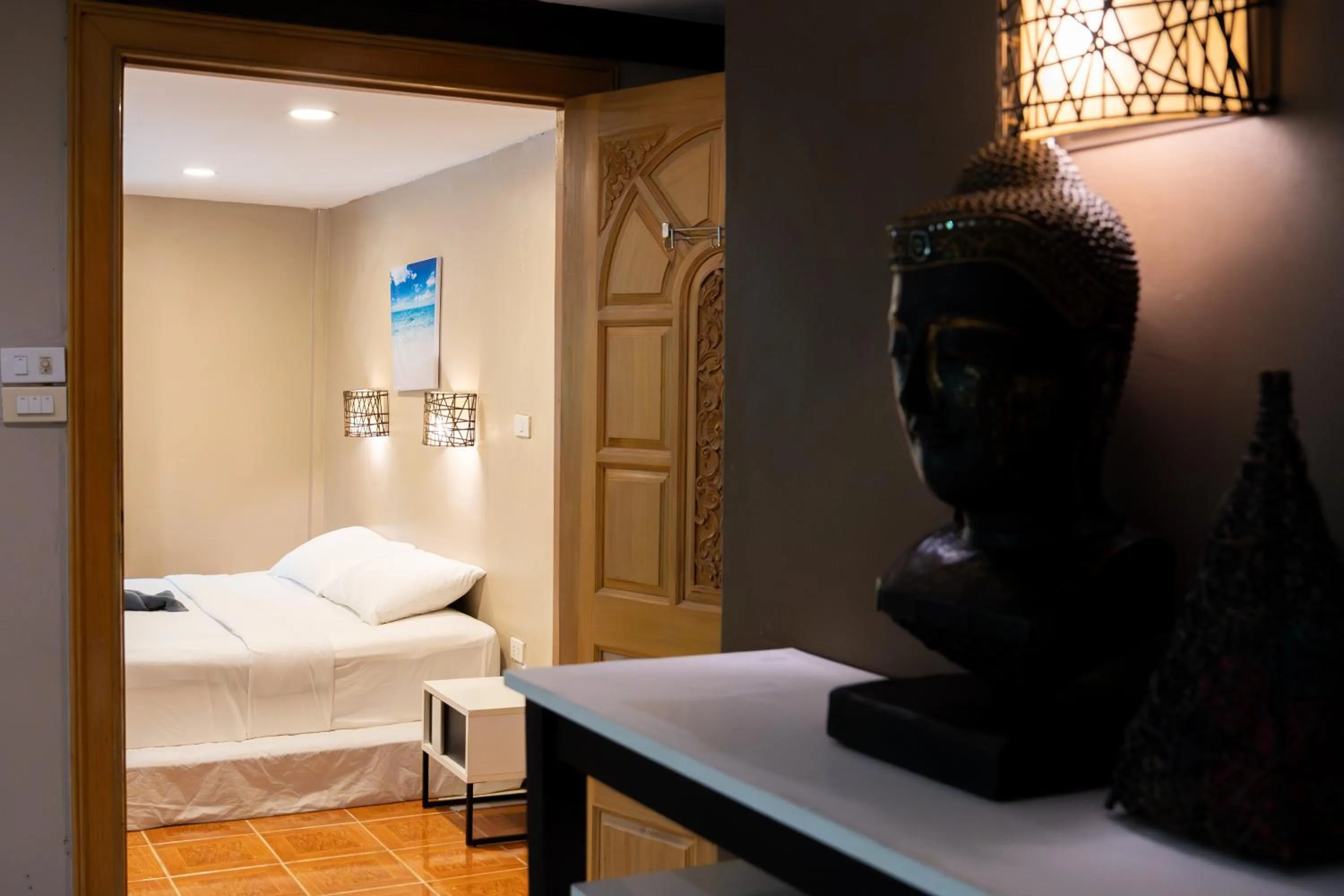 Bed in Seetanu Bungalows