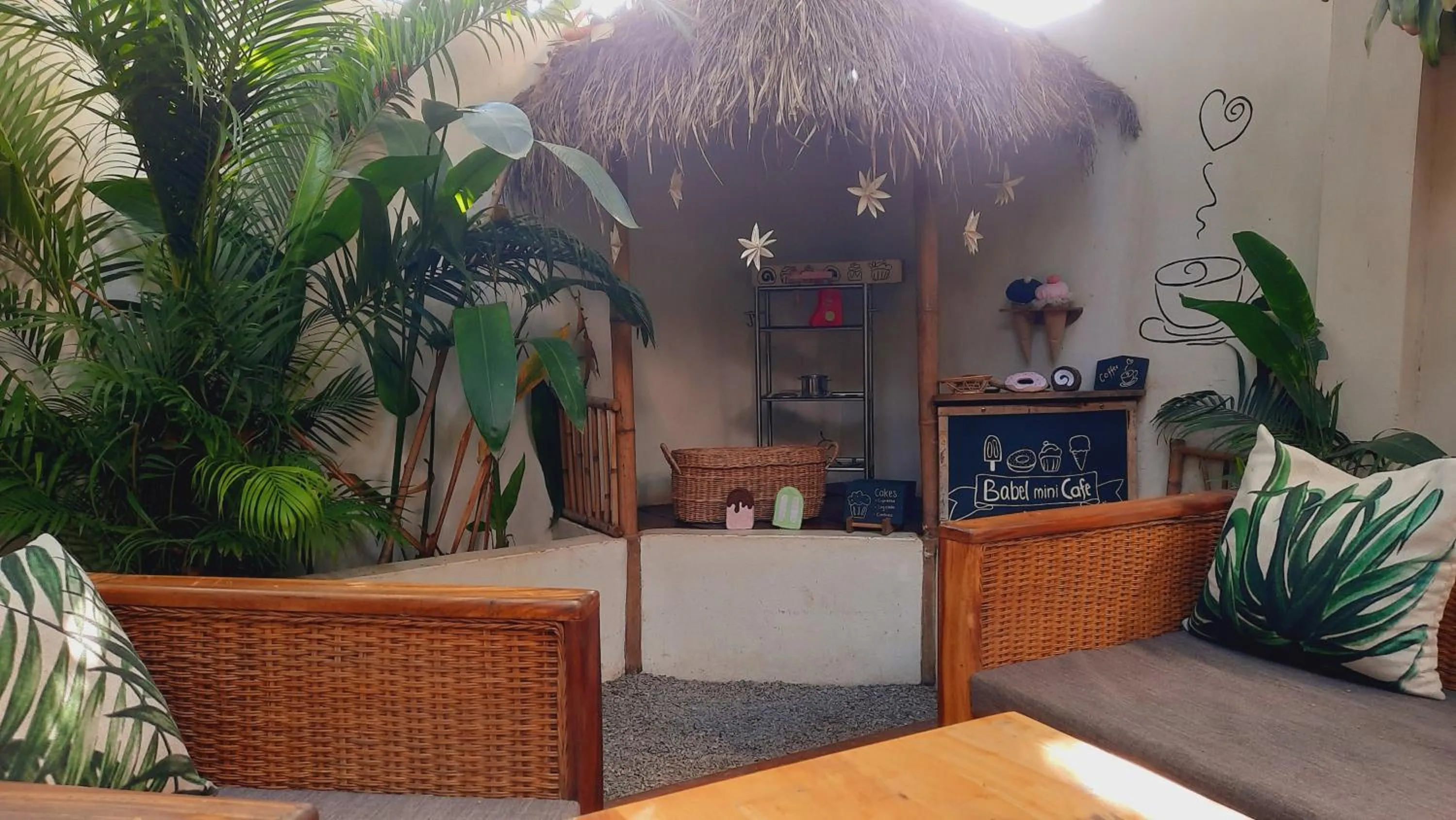 Children play ground in Babel Siem Reap Guesthouse