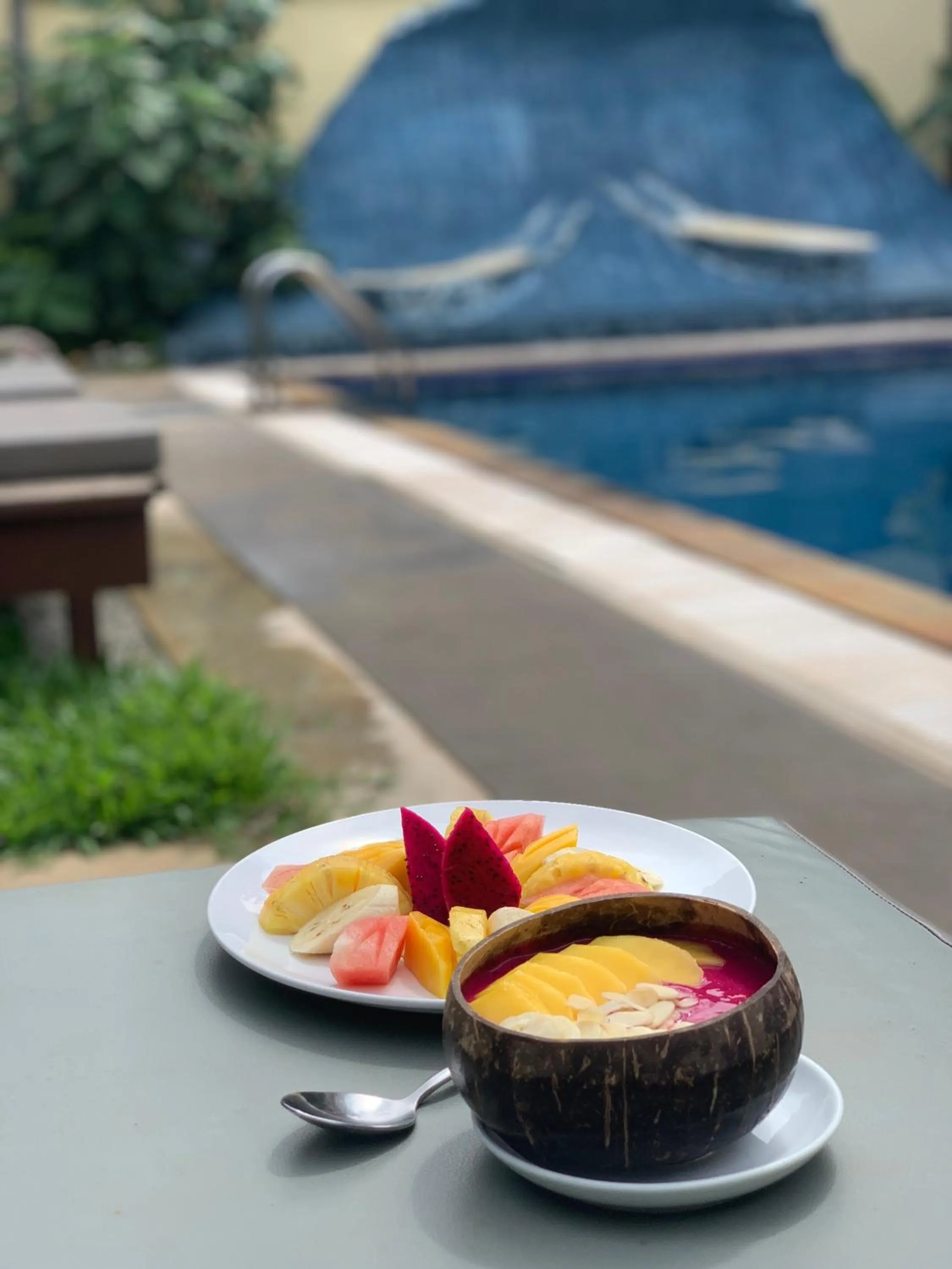 Swimming pool in Babel Siem Reap Guesthouse