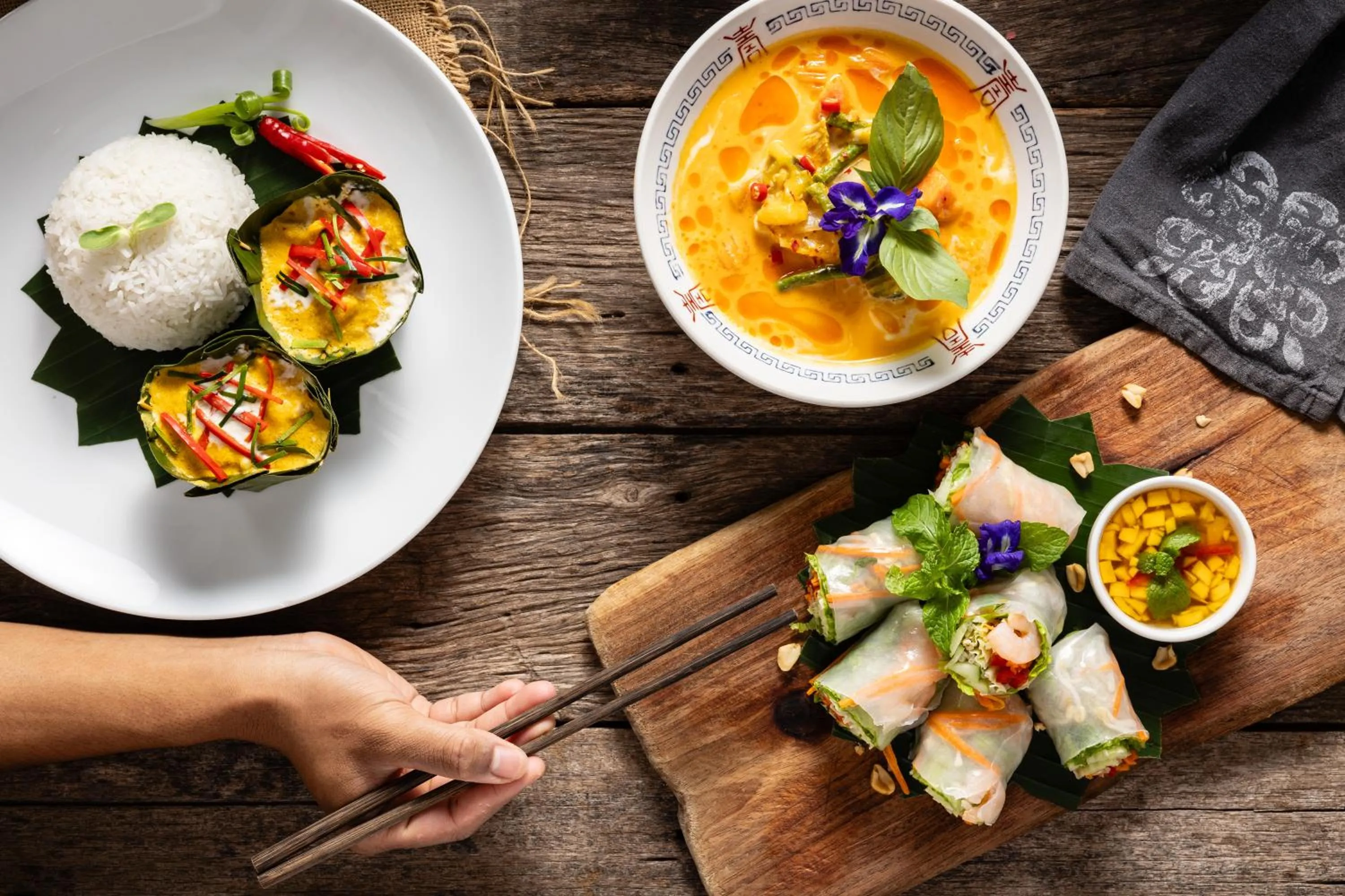 Food close-up in Babel Siem Reap Guesthouse