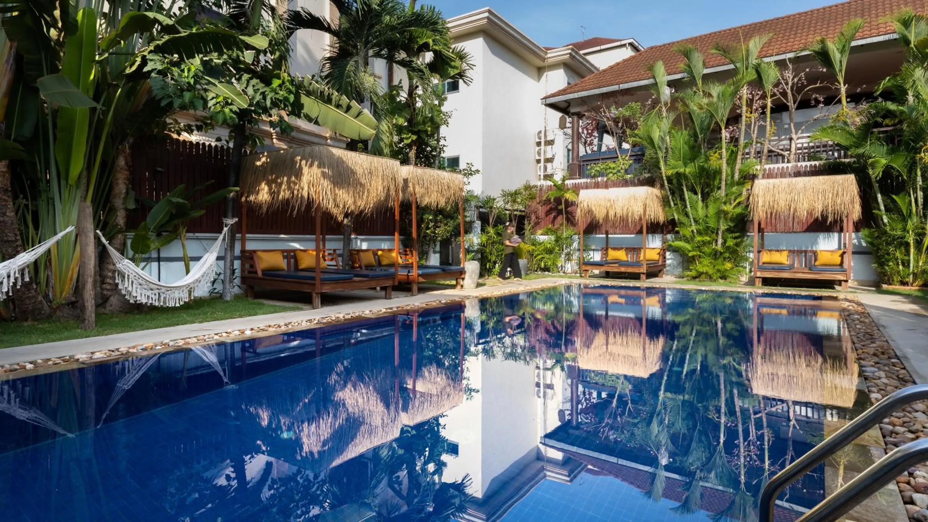 Swimming pool in Babel Siem Reap Guesthouse