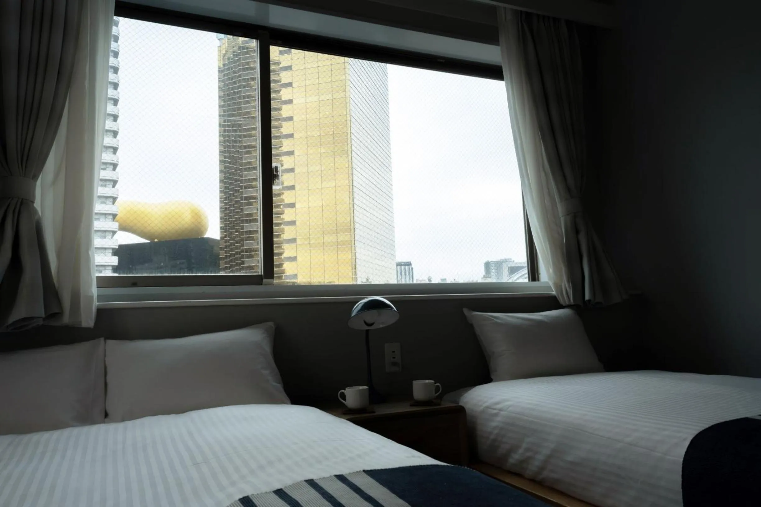 City view, Bed in Playsis East Tokyo