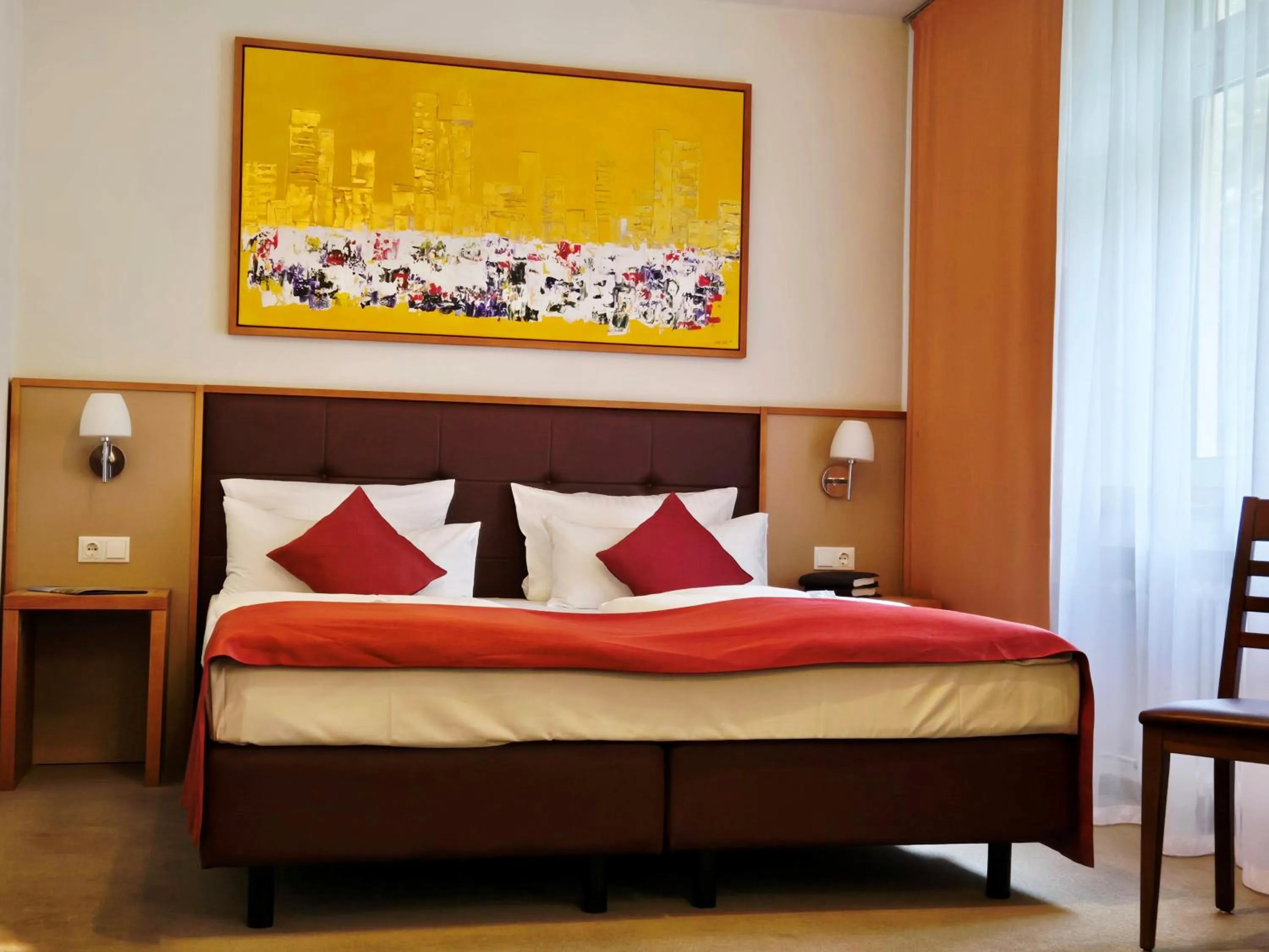 Bed in Landhotel-Neunburg