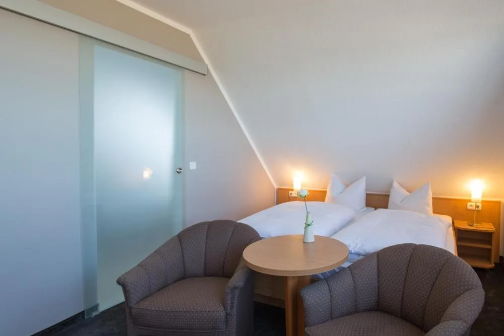 Bed in Hotel Strandräuber