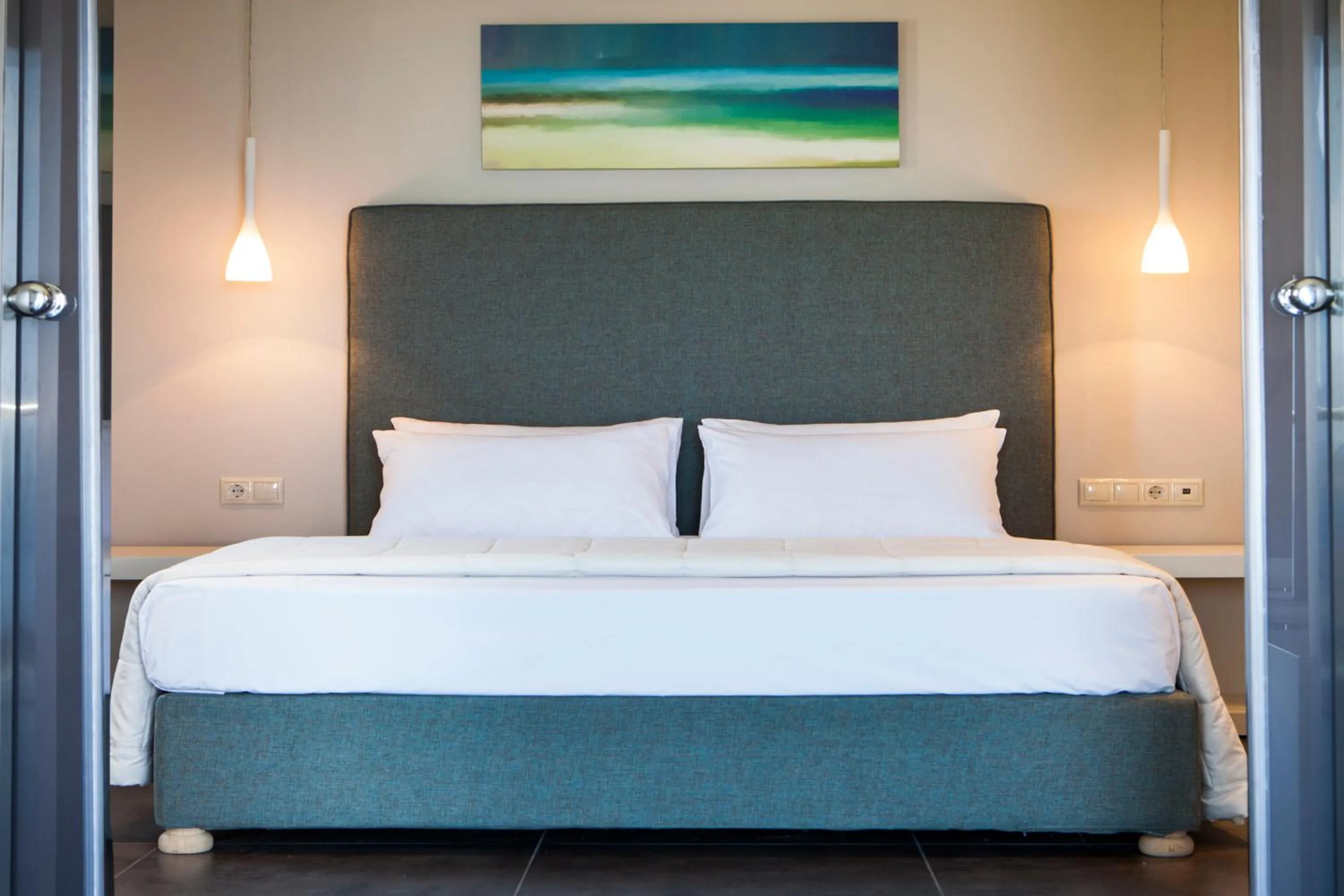 Bed in Dionysos Village Resort