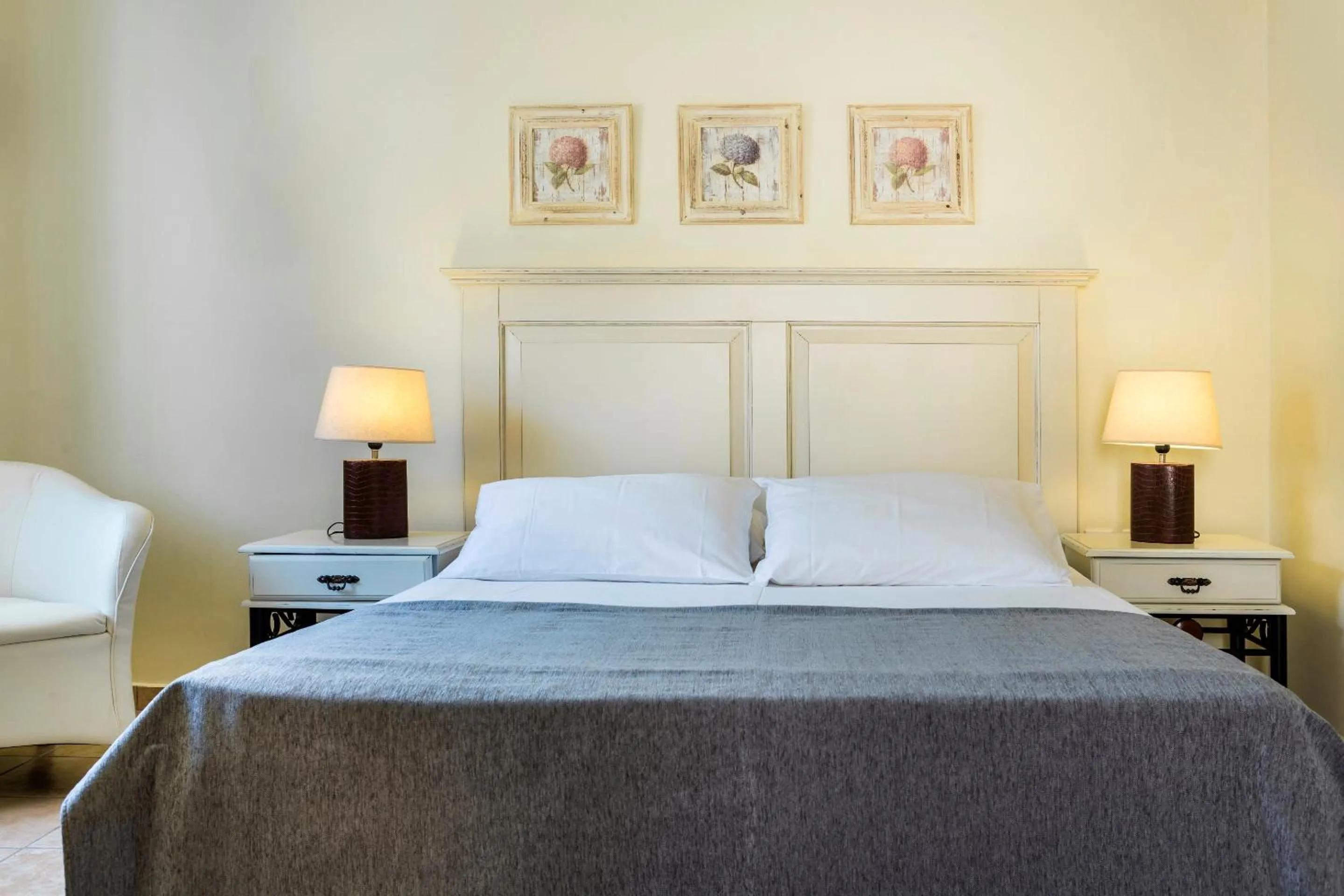 Bed in Dionysos Village Resort