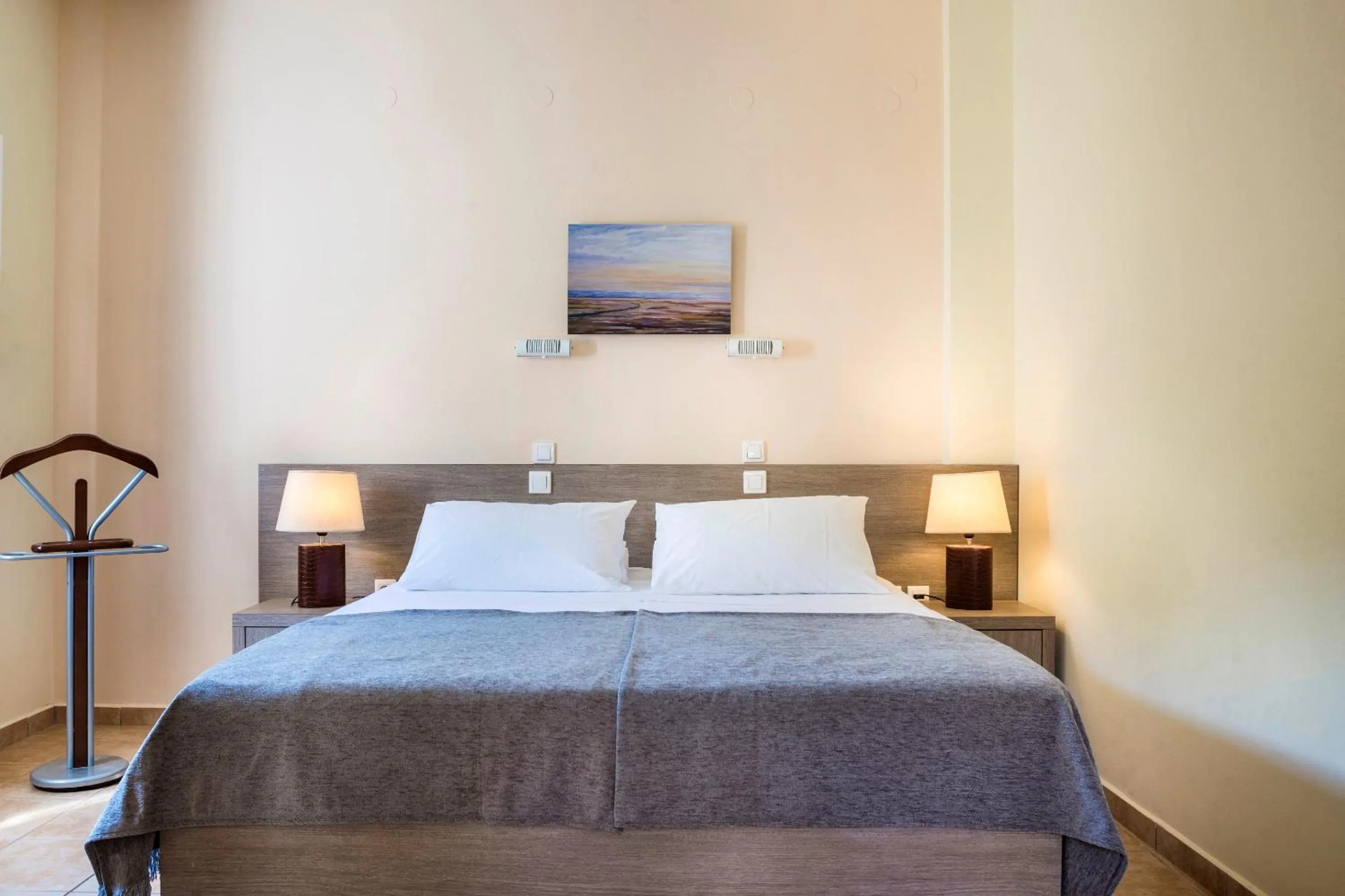 Bed in Dionysos Village Resort