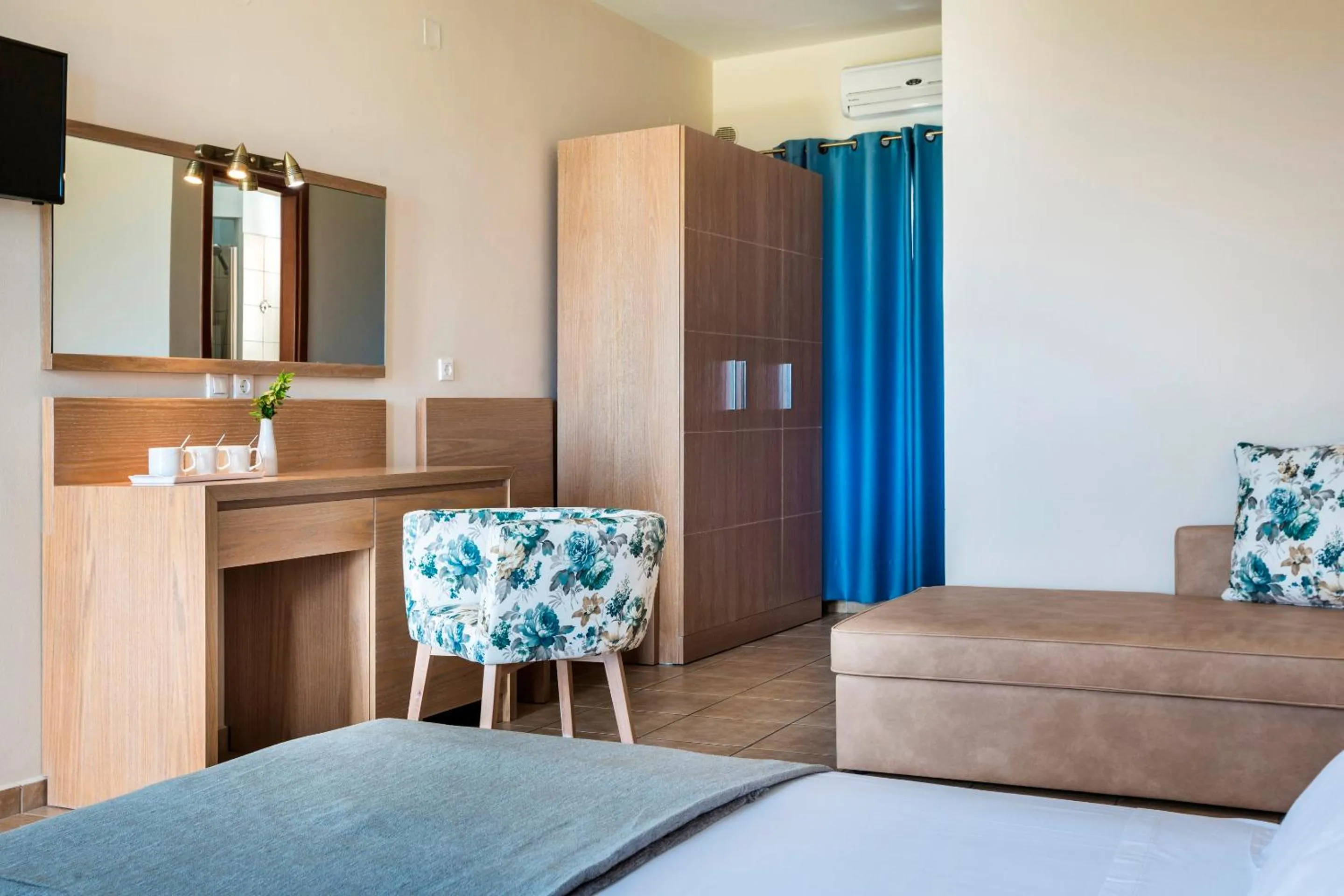 Bed in Dionysos Village Resort