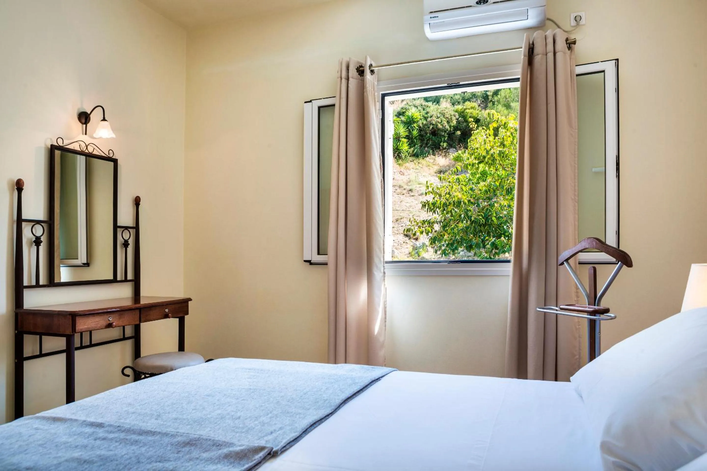 Bed in Dionysos Village Resort