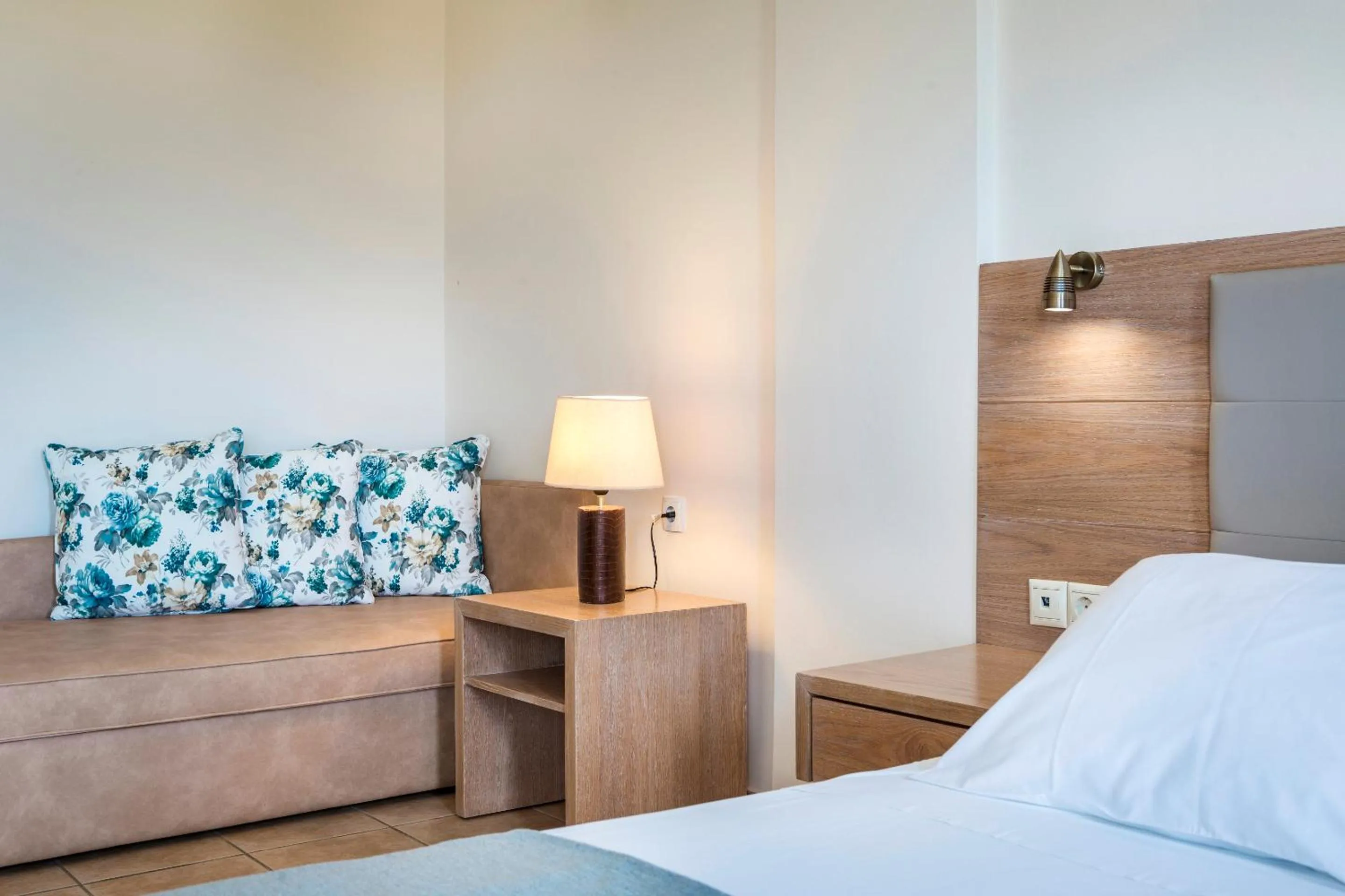 Bed in Dionysos Village Resort