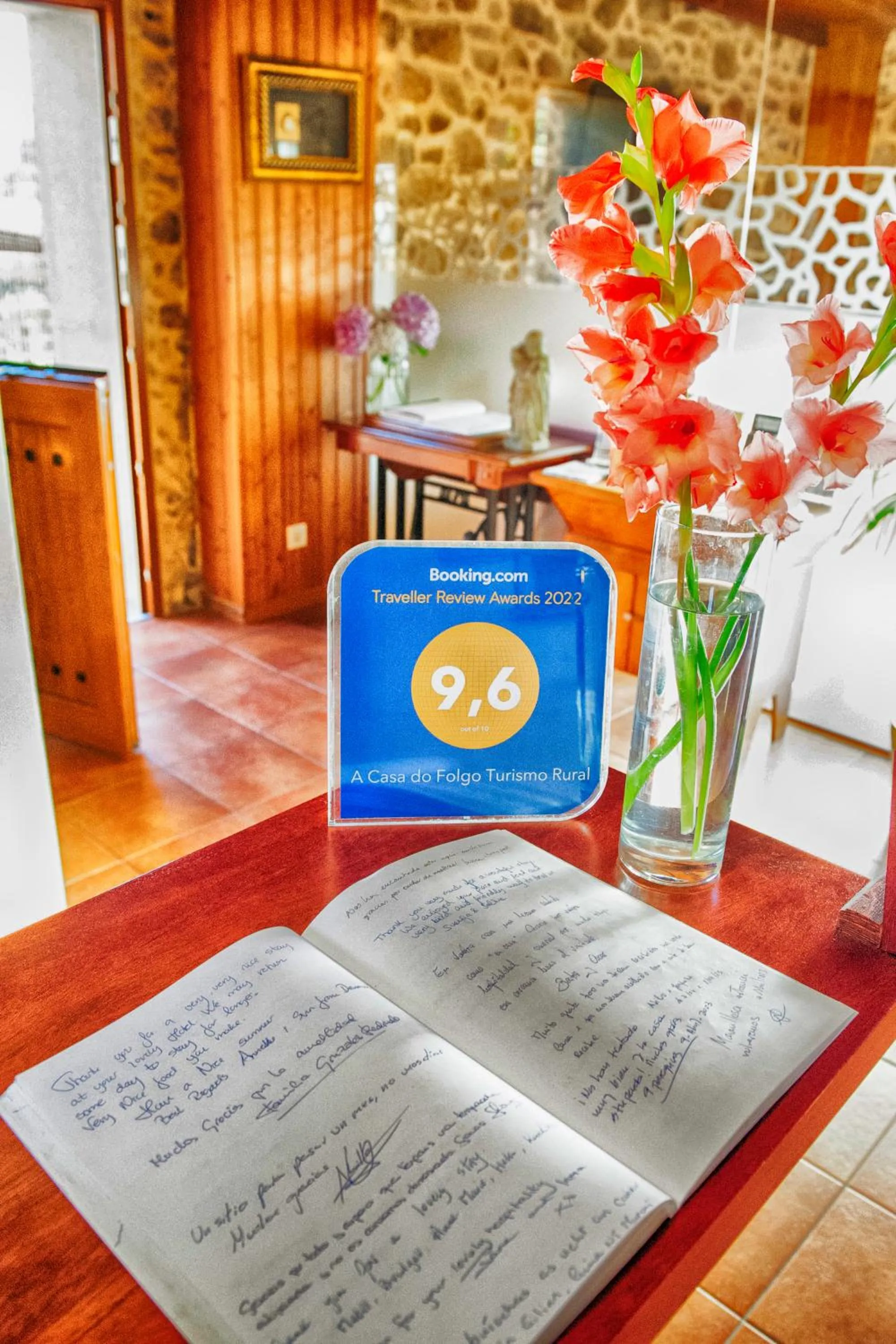 Lobby or reception in A Casa do Folgo Turismo Rural