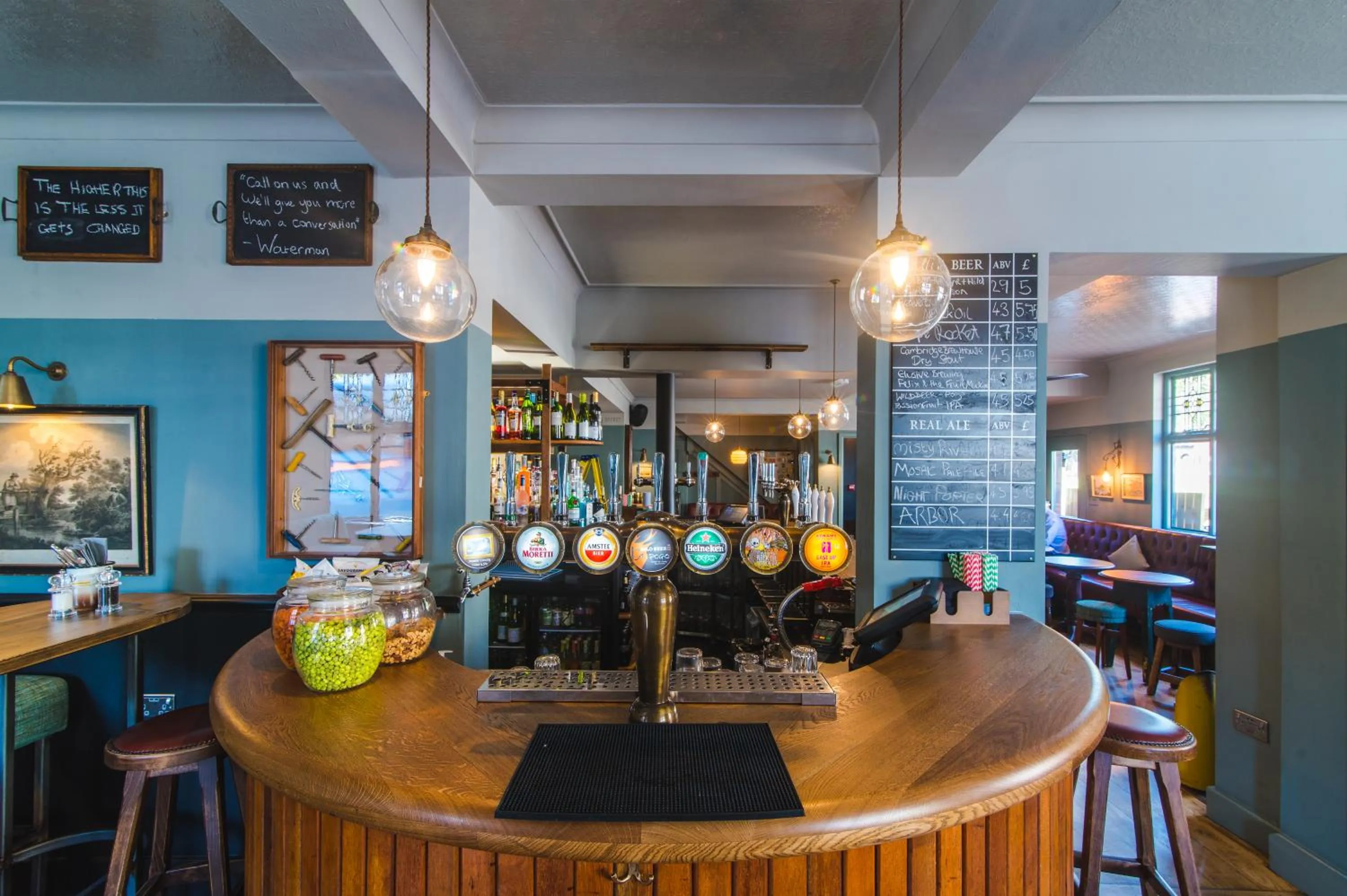 Restaurant/places to eat in The Waterman