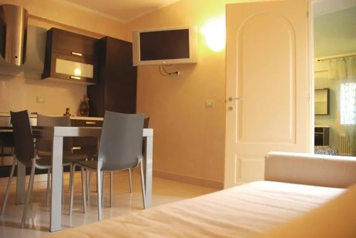 Bed in Hotel Residence Veliero