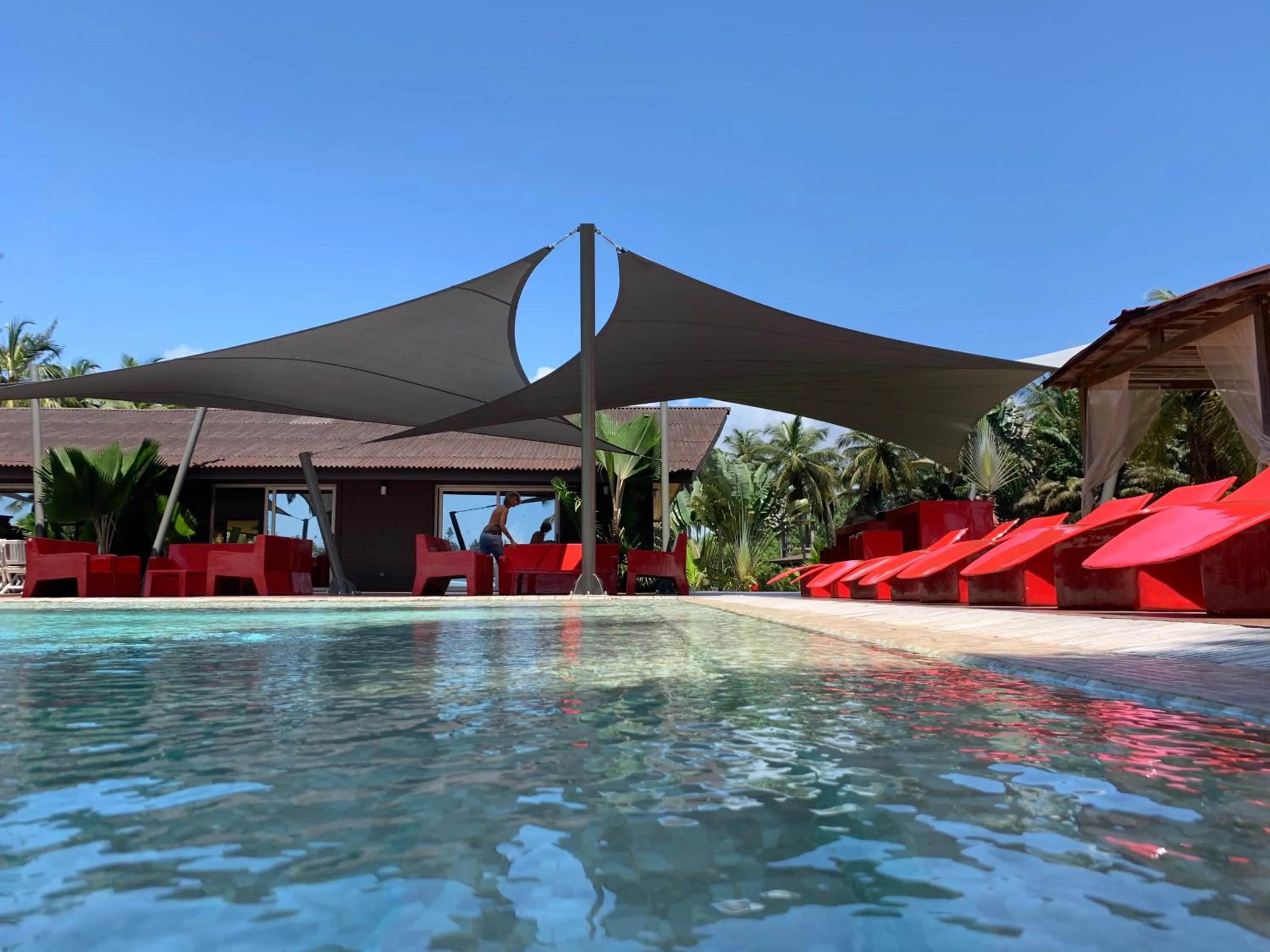 Swimming pool in Hotel Coucoue Lodge